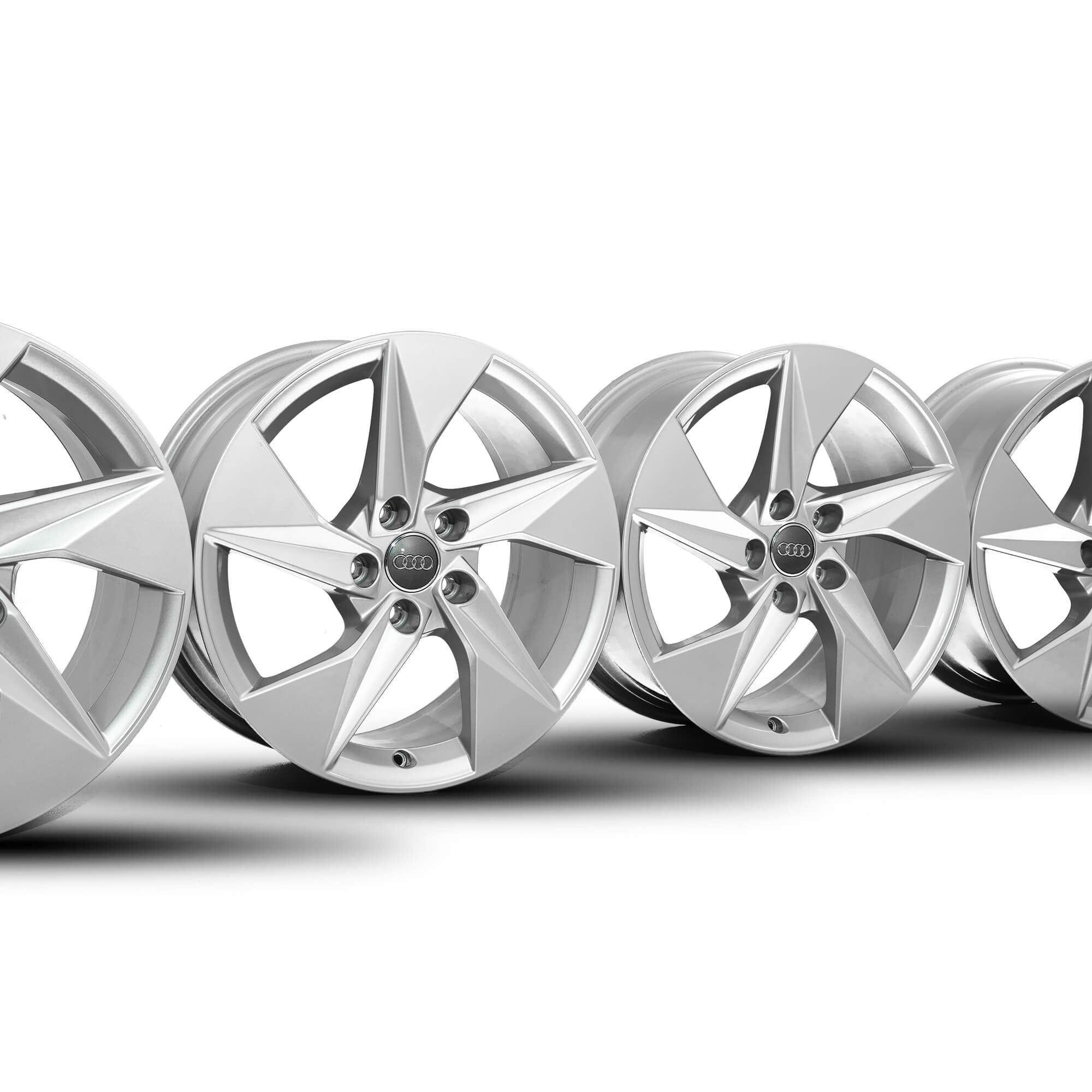 Audi Inch Rims A Y Alloy Rims Y A Alloy Rims Silver New