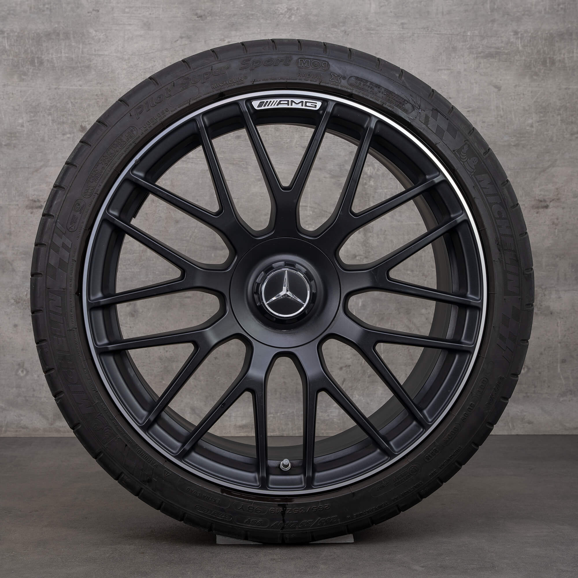 AMG 19 inch rims Mercedes Benz C63 S W205 S205 summer tires wheels