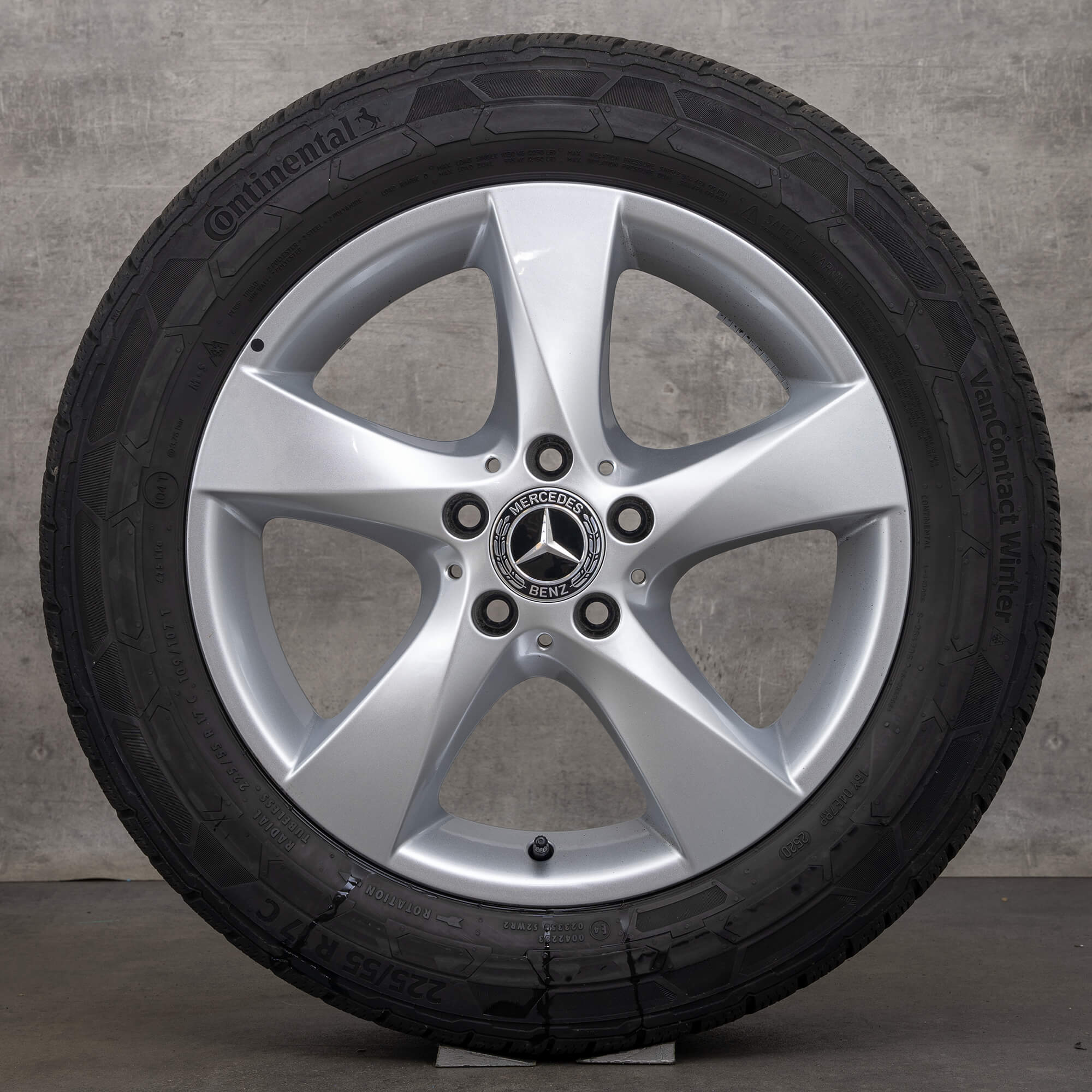 Mercedes Benz V-Klasse W447 Vito Viano winterwielen 17 inch velgen winterbanden