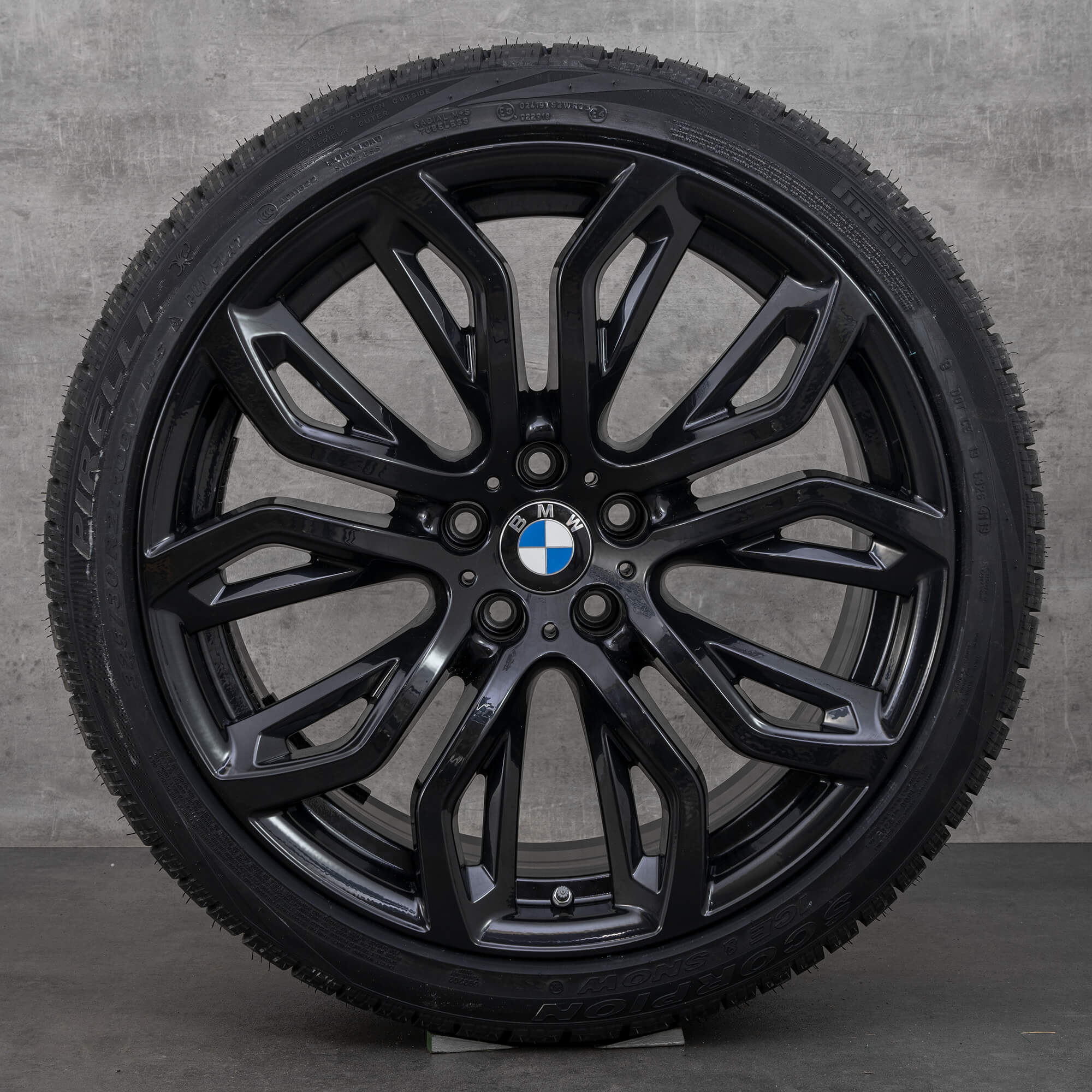 Jantes de pneus verão originais BMW X5M E70 X6M E71 21 polegadas estilo 375 M