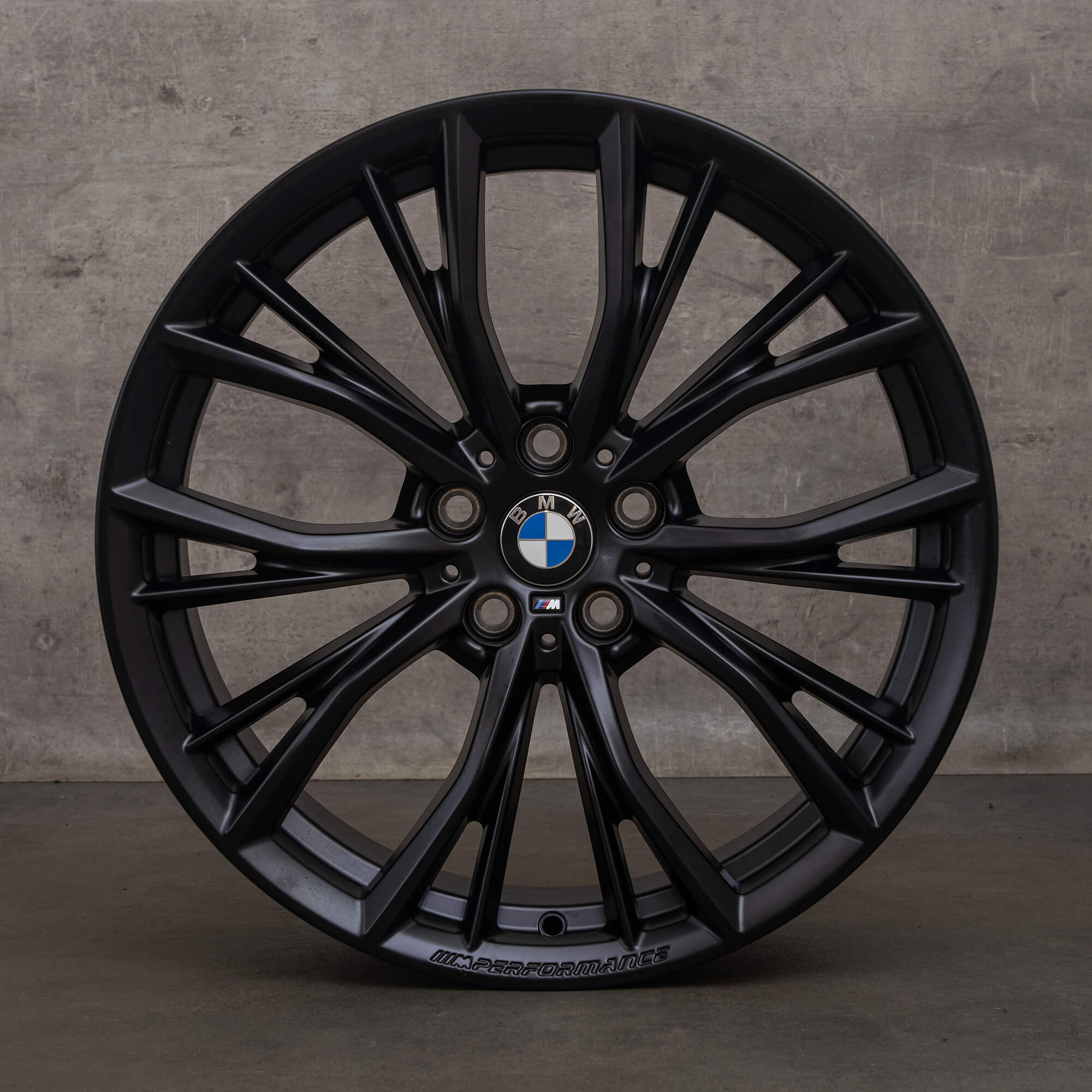 Jantes originais BMW Série 5 19 polegadas G30 G31 6885455 jantes de alumínio estilo 786 M preto fosco NOVO