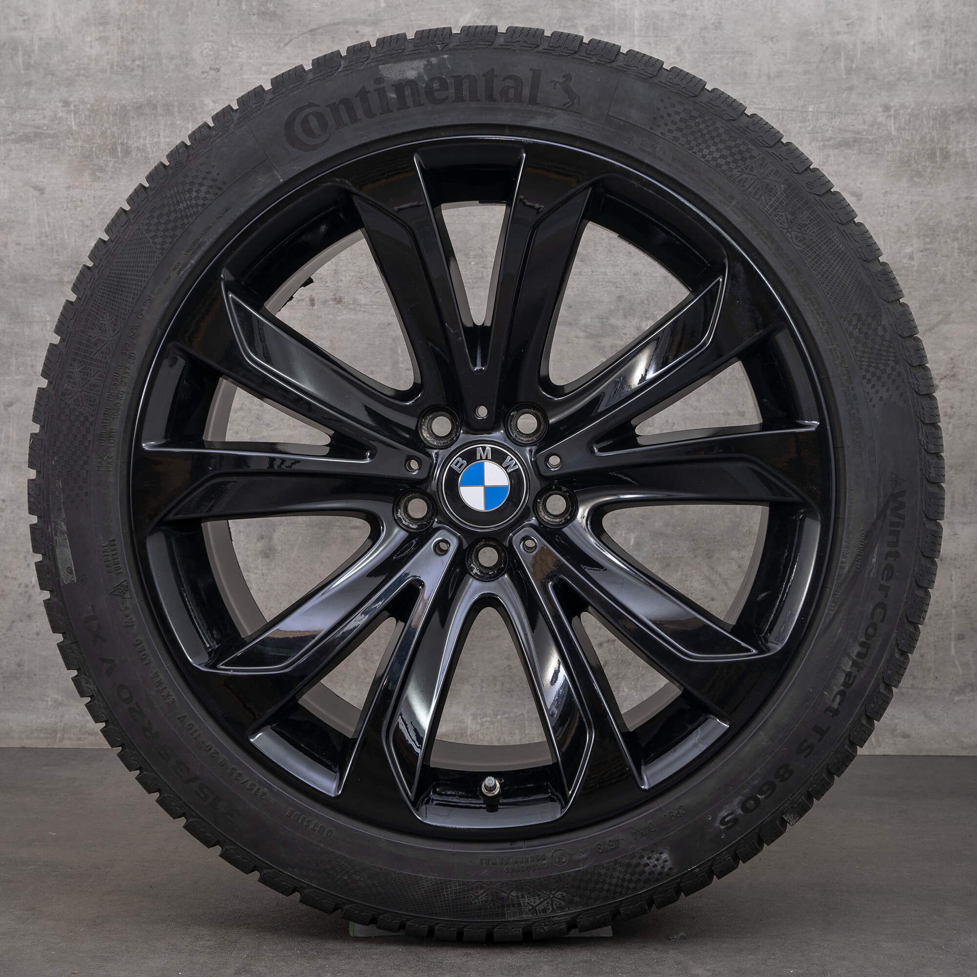 BMW jantes de 20 polegadas X5 E70 F15 X6 F16 pneus inverno completos rodas 491