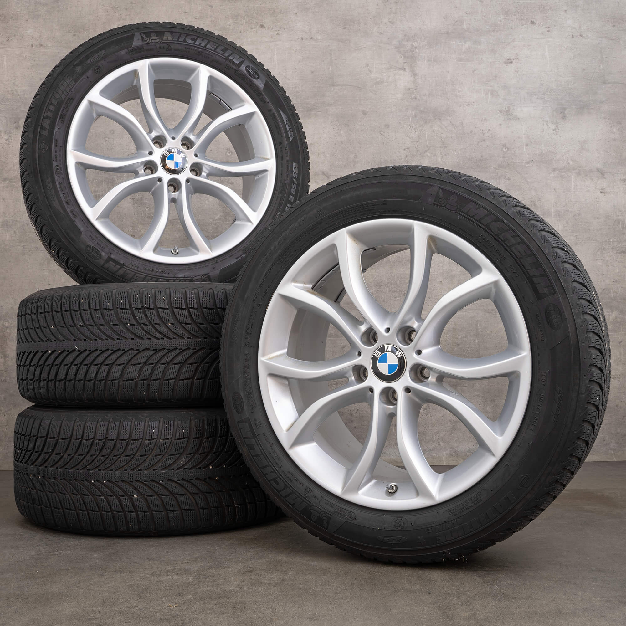 BMW X6 F16 E71 zimni alu kola 19 palcové ráfky styl 594 zimnich pneumatik
