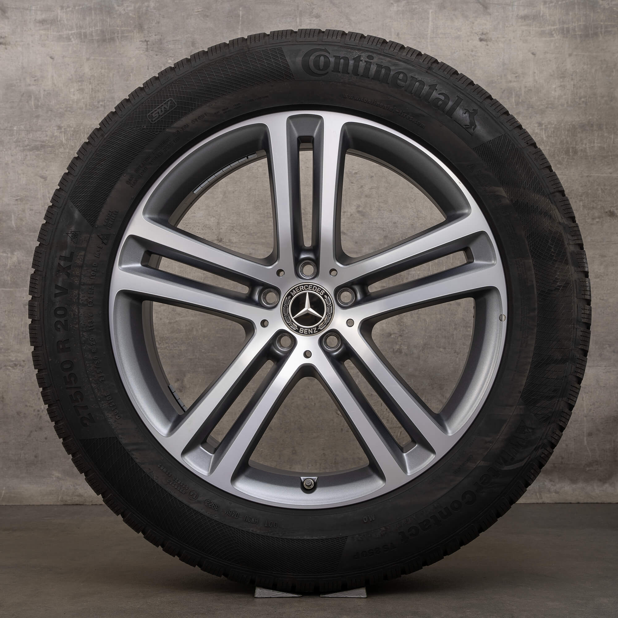 OEM Mercedes GLE 167 SUV 20 inch winter tires rims A1674012400