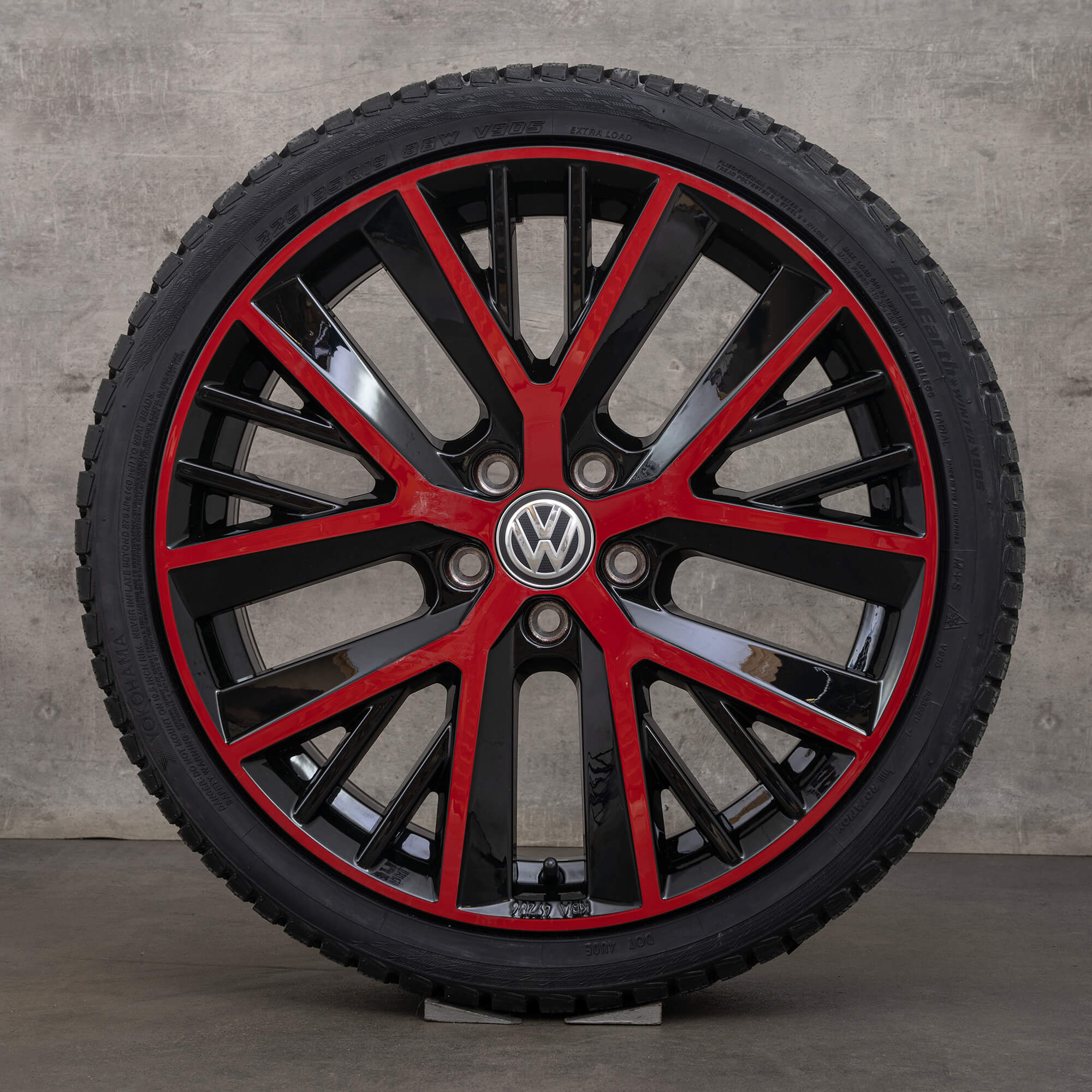 Zimní alu kola VW Golf 7 6 GTI GTD Twinspoke zimni pneumatiky 19 palcové ráfky NOVÉ