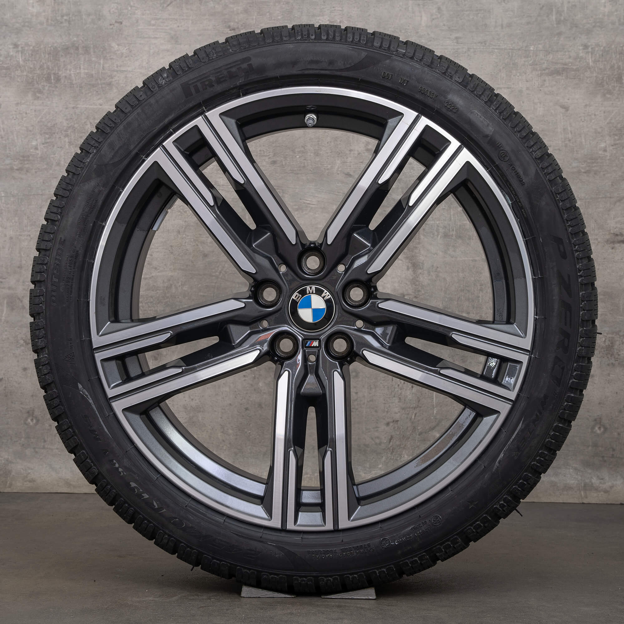 BMW Série 8 G14 G15 G16 jantes hiver 19 pouces 8090019 8090020 727 M orbite gris