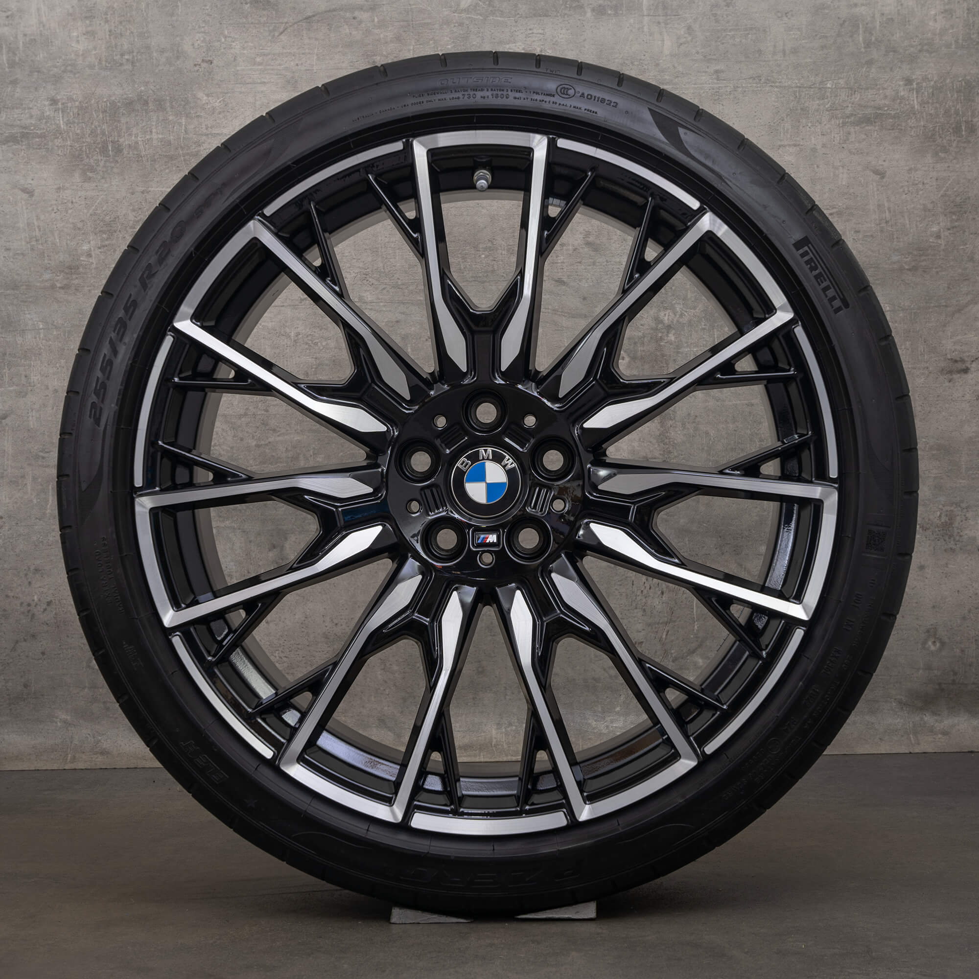 Cerchi originali BMW i4 G26 da 20 pollici pneumatici invernali 868 M 5A130F0 5A130F3 nero