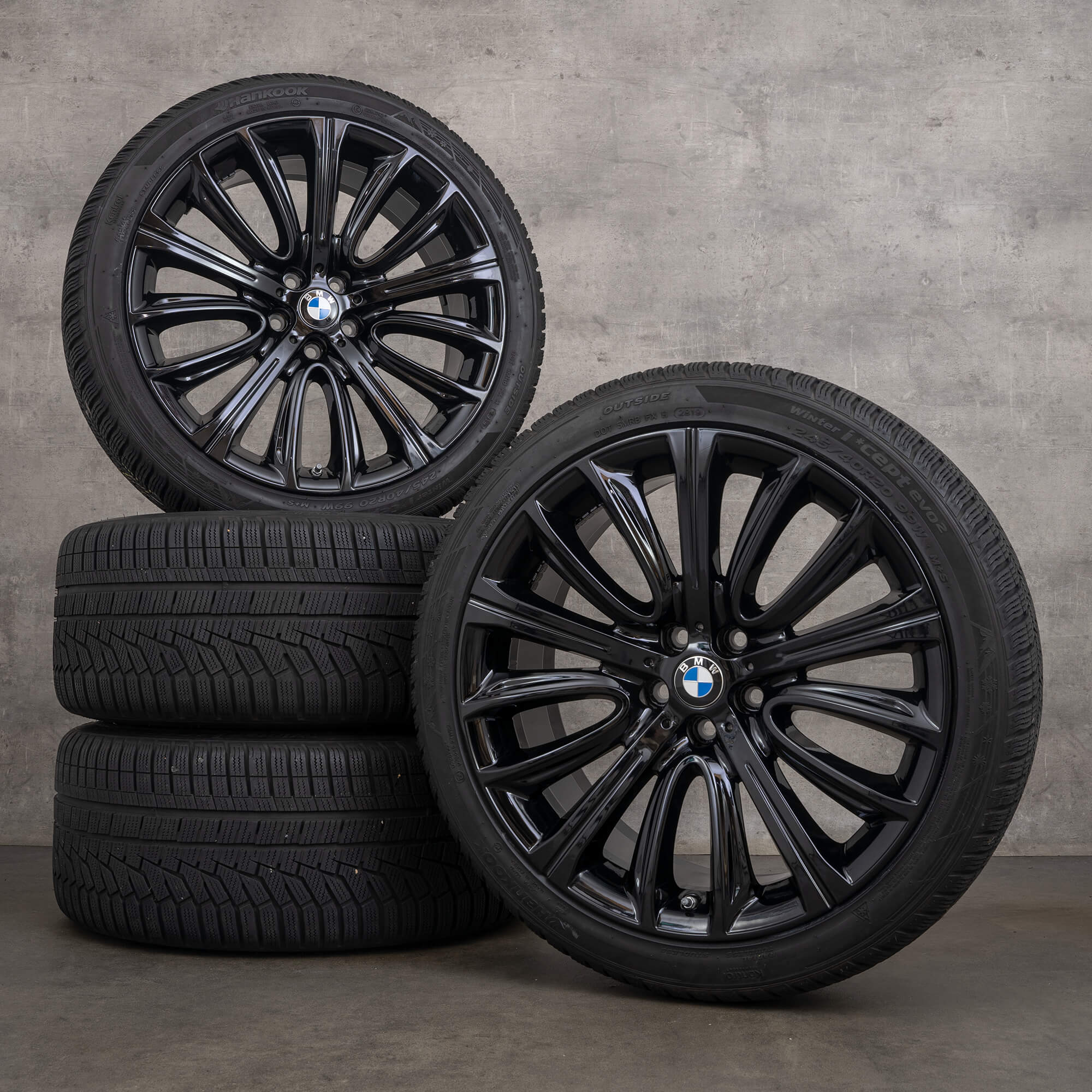 BMW Série 6 GT G32 7 G11 G12 rodas de inverno jantes 20 polegadas 628 pneus