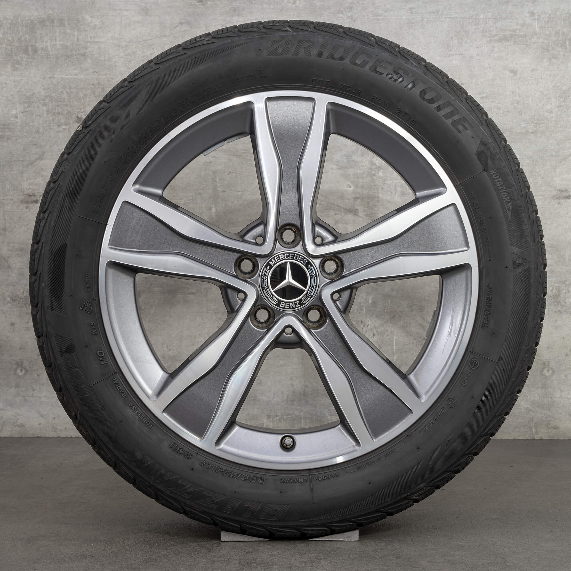 Mercedes Benz 17 inch rims C-Class W205 alloy rims winter wheels A2054010800