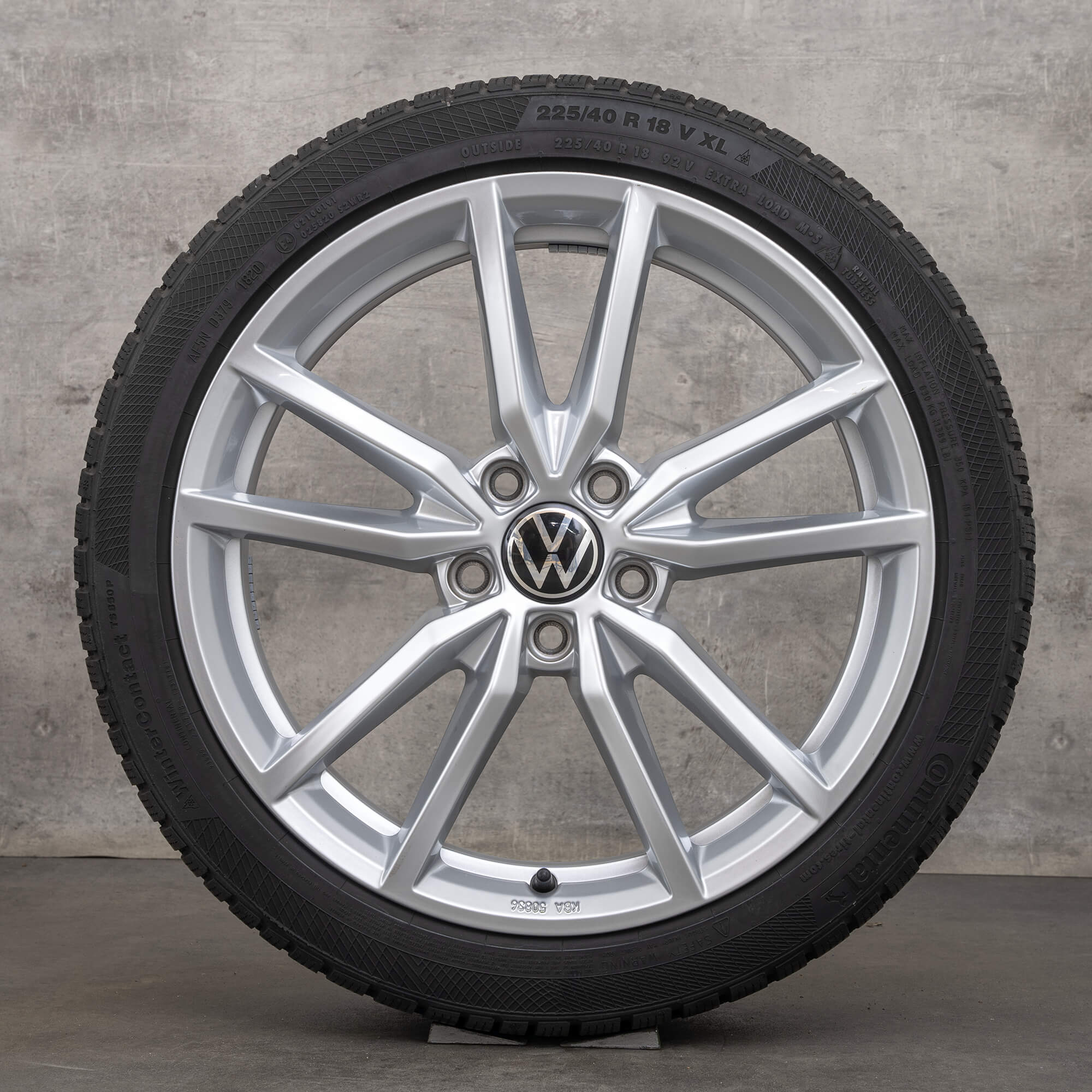 VW Golf 6 7 8 GTI GTD zimni alu kola 18 palcové ráfky pneumatiky Pretoria