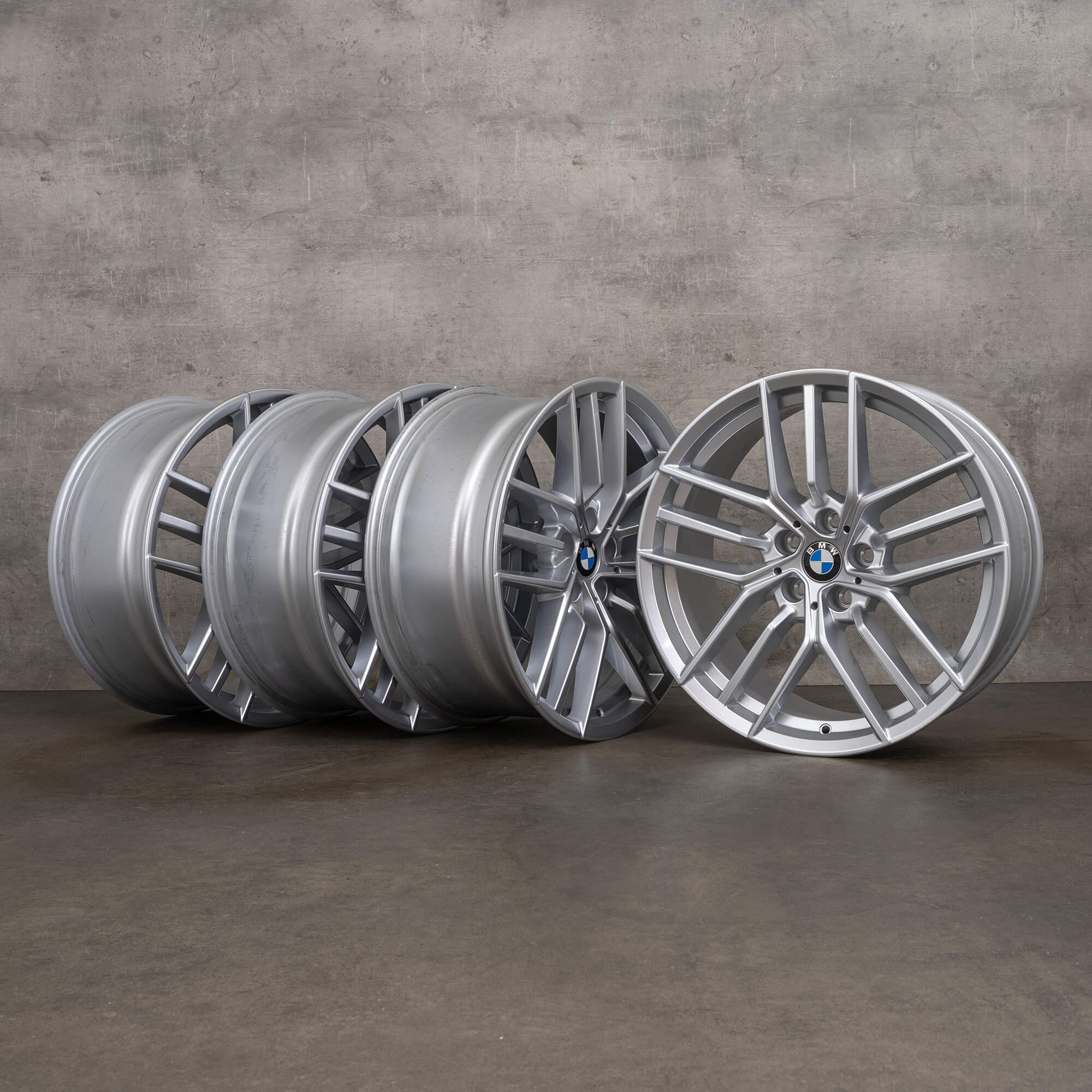 Originele BMW 5 Serie i5 velgen 19 inch G60 G61 Styling 933 5A324D6 zilver NIEUW