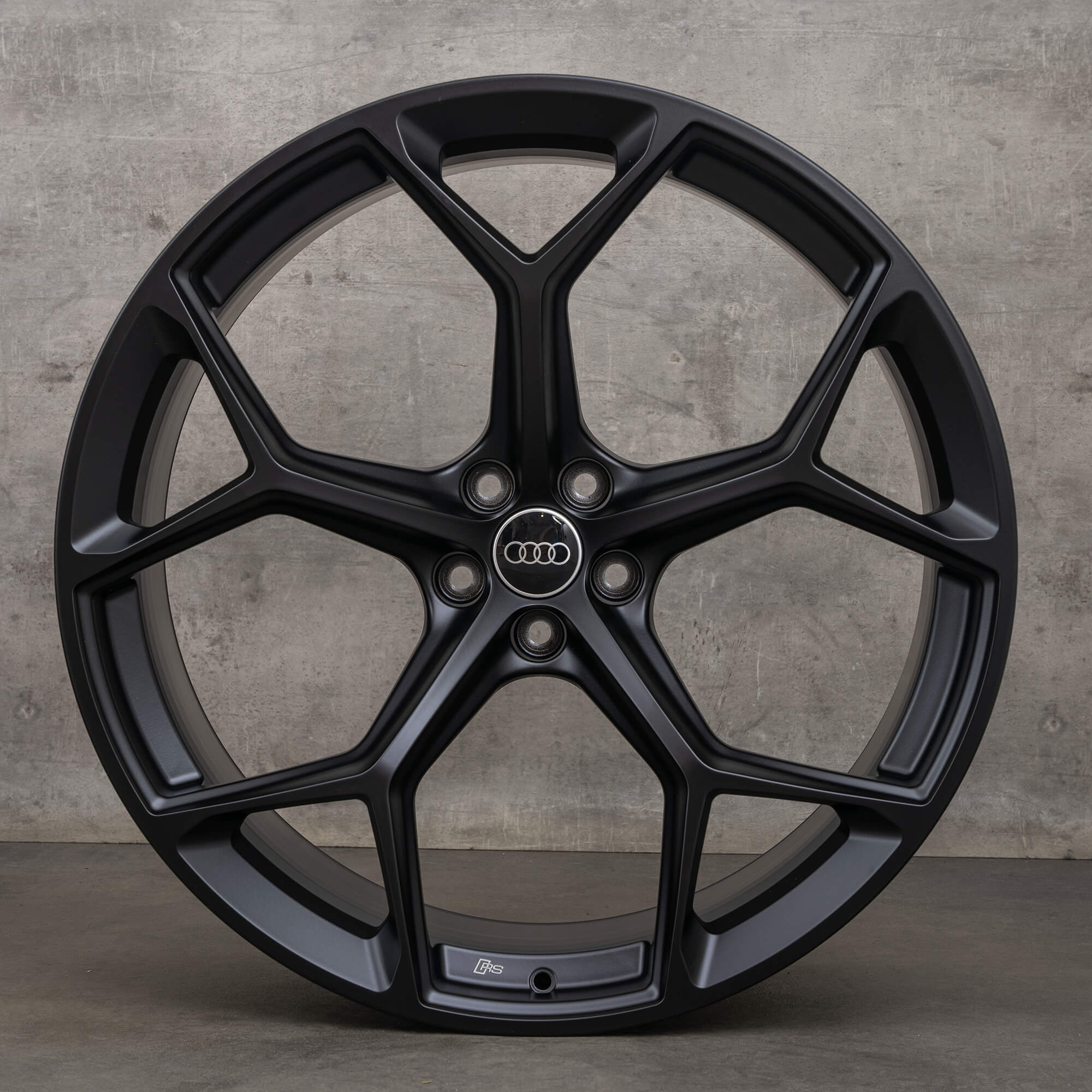 Originele Audi RS Q8 4M8 23 inch velgen 4M8601025CM zwart mat aluminium NIEUW