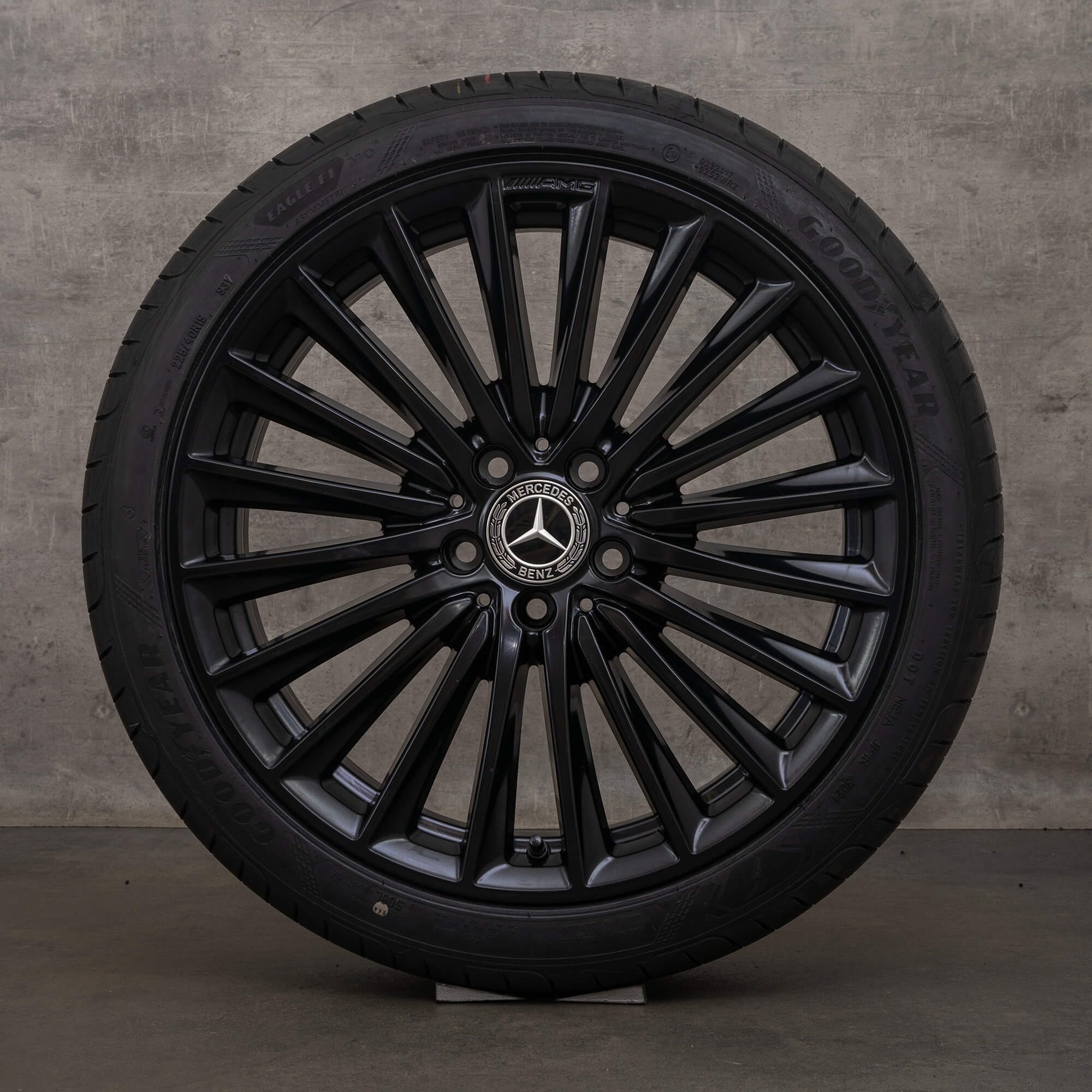 Originele Mercedes Benz C Klasse AMG velgen 19 inch W206 S206 zomerwielen A2064011900 A2064012000 zwart mat