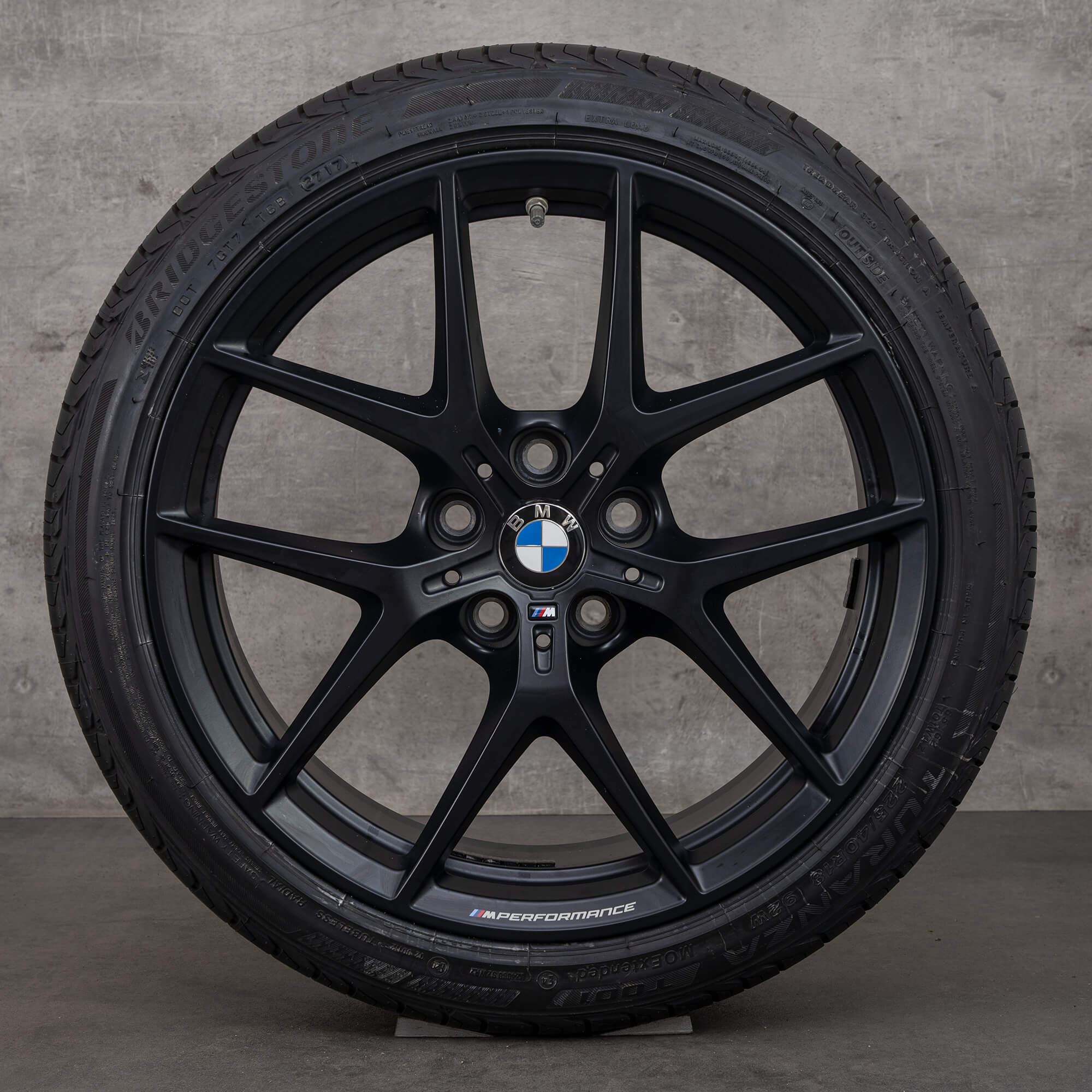 BMW 18 polegadas 1er F40 2er F44 M Performance M554 rodas de verão pneus verão