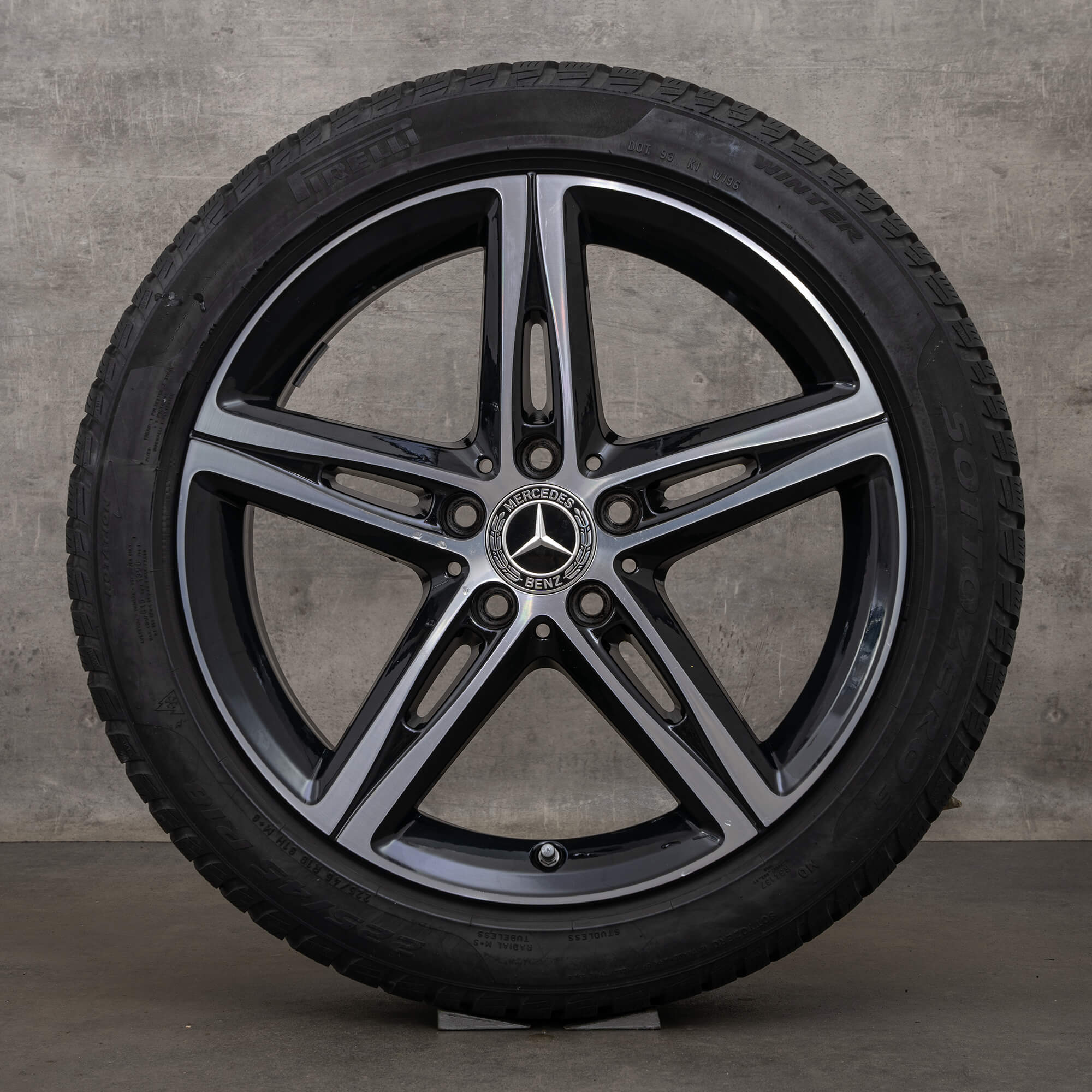 Jante de iarnă originale Mercedes Benz AB Class CLA AMG 18 inch W177 V177 W247 W118