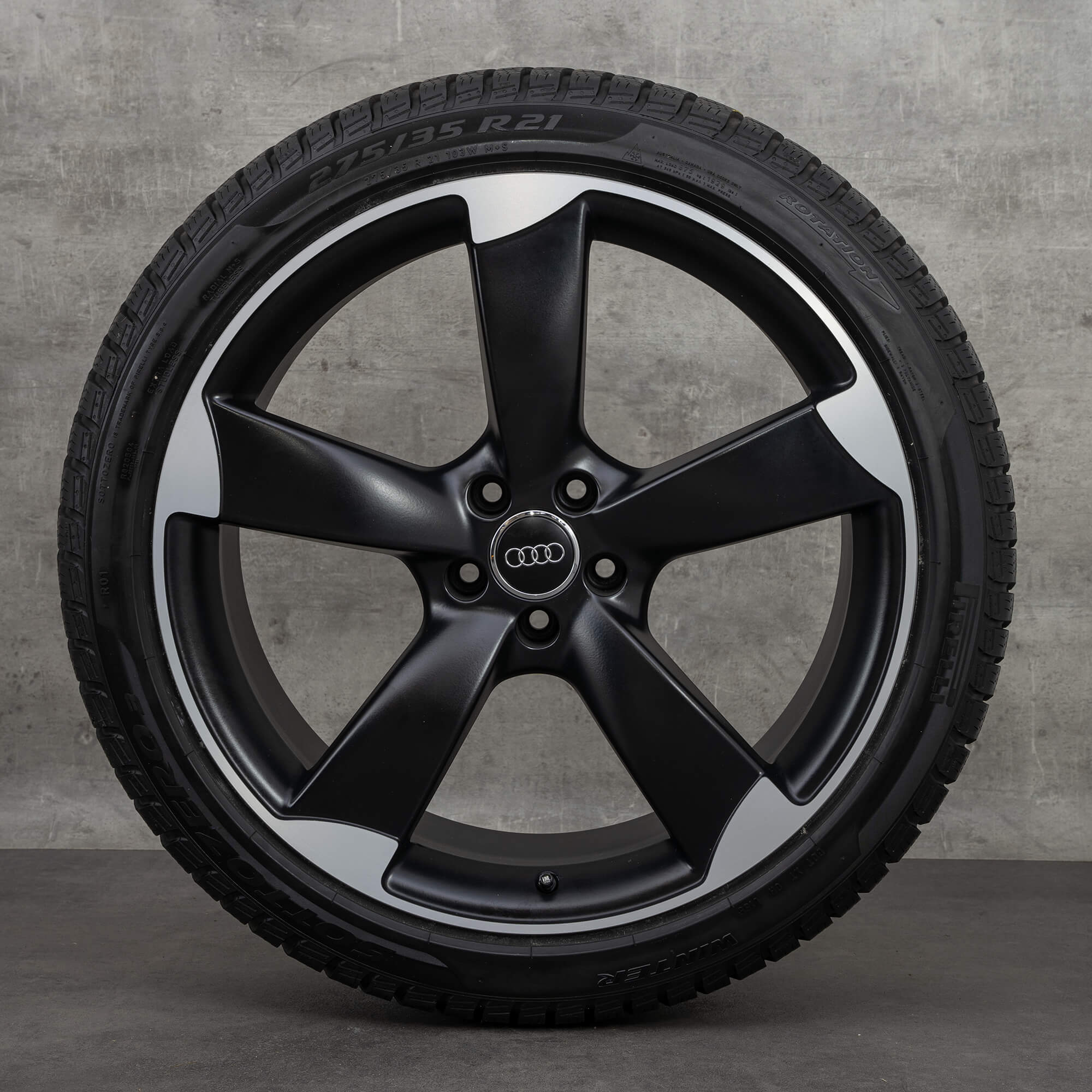 Audi 21 inch velgen A8 4H winterbanden wintervelgen Rotor alloy velgen