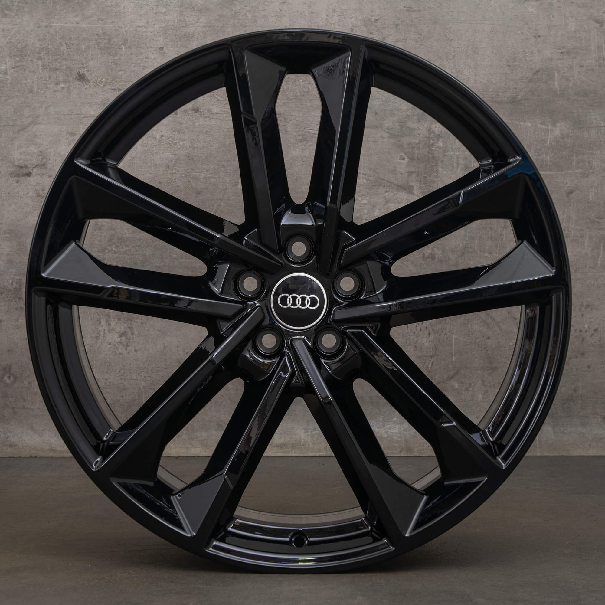 OEM Audi A7 S7 RS7 4G A8 S8 D4 21 inch rims Performance 4G8601025AS black gloss