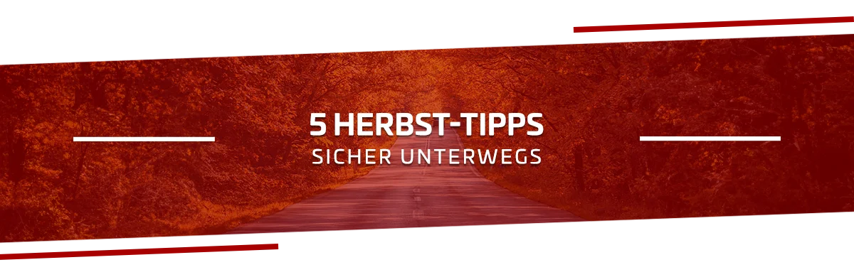 5 Tipps, sicher durch den Herbst und Winter zu fahren!