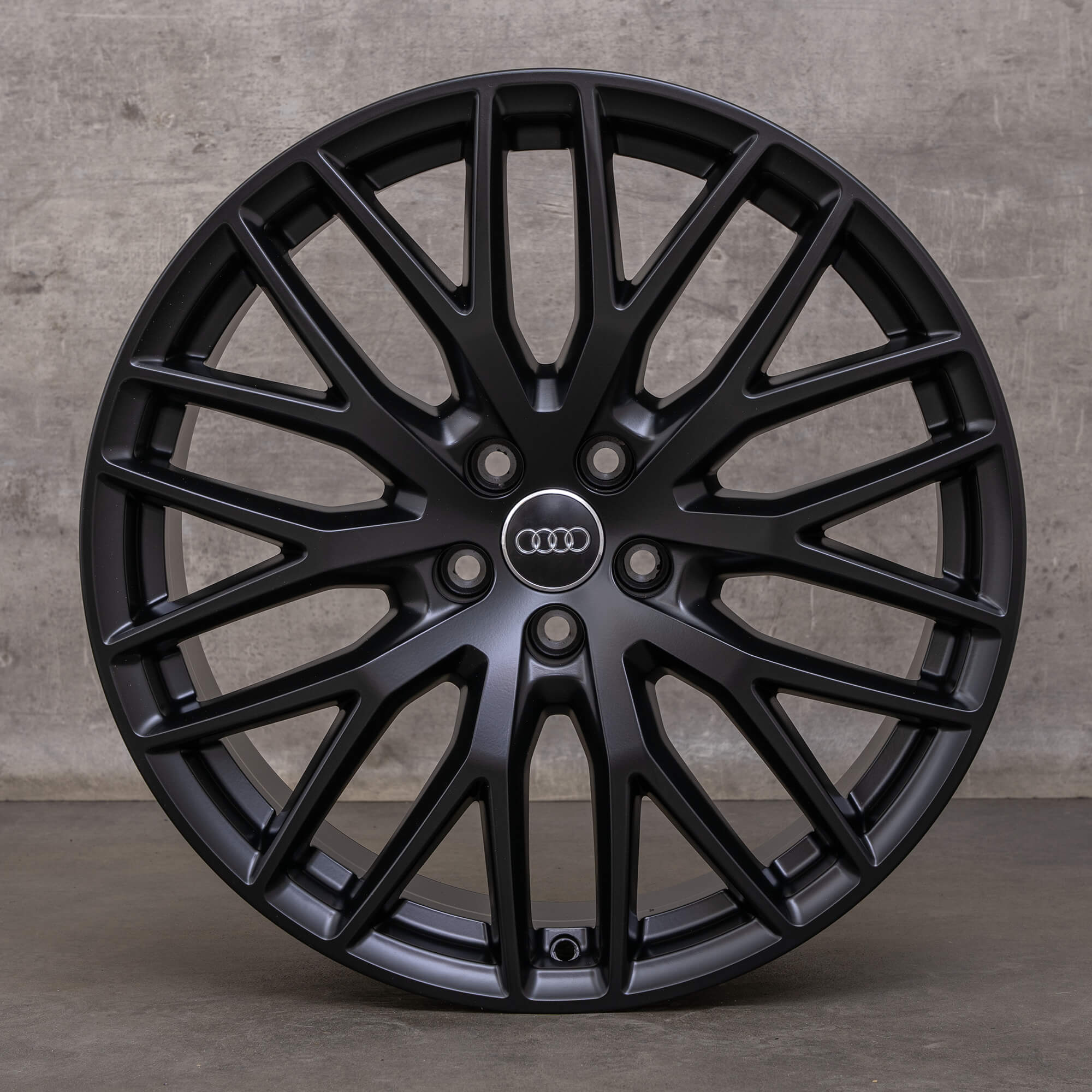 Originele Audi Q7 SQ7 wielen 20 inch 4M 4M0601025Q zwart satijn afwerking