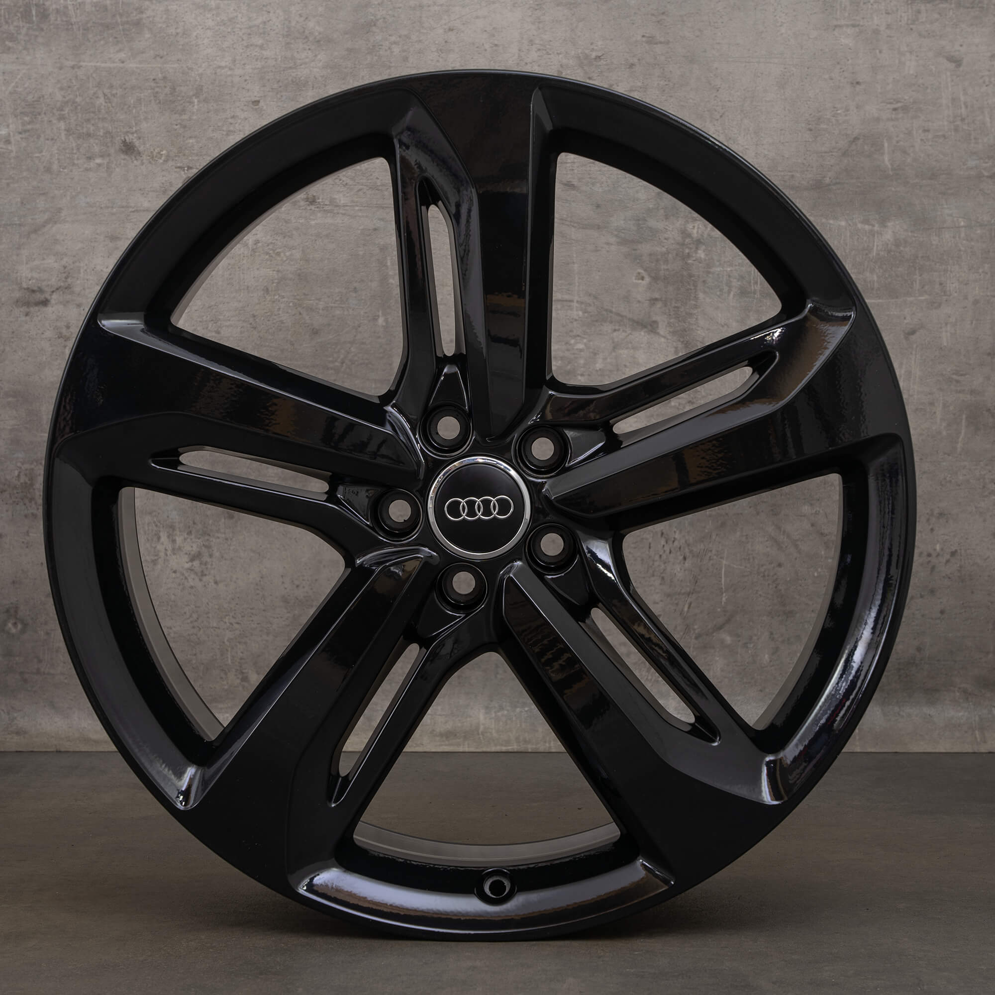 Jante originale Audi A6 S6 C7 4G Performance 21 inch 4G0601025CN Lamă neagră