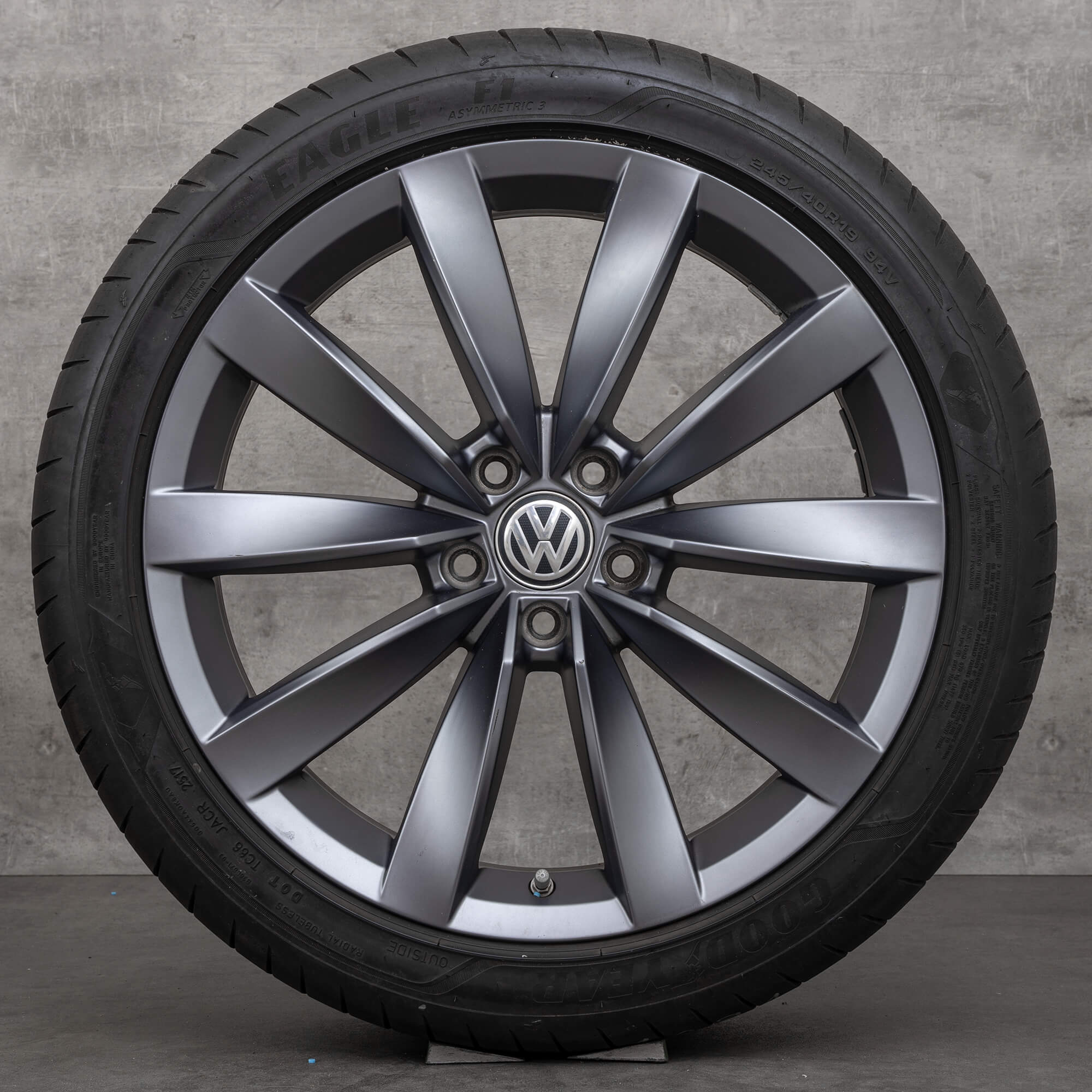 VW Arteon 3H sommerhjul 19 tommer fælge Chennai sommerdæk 3GG601025D