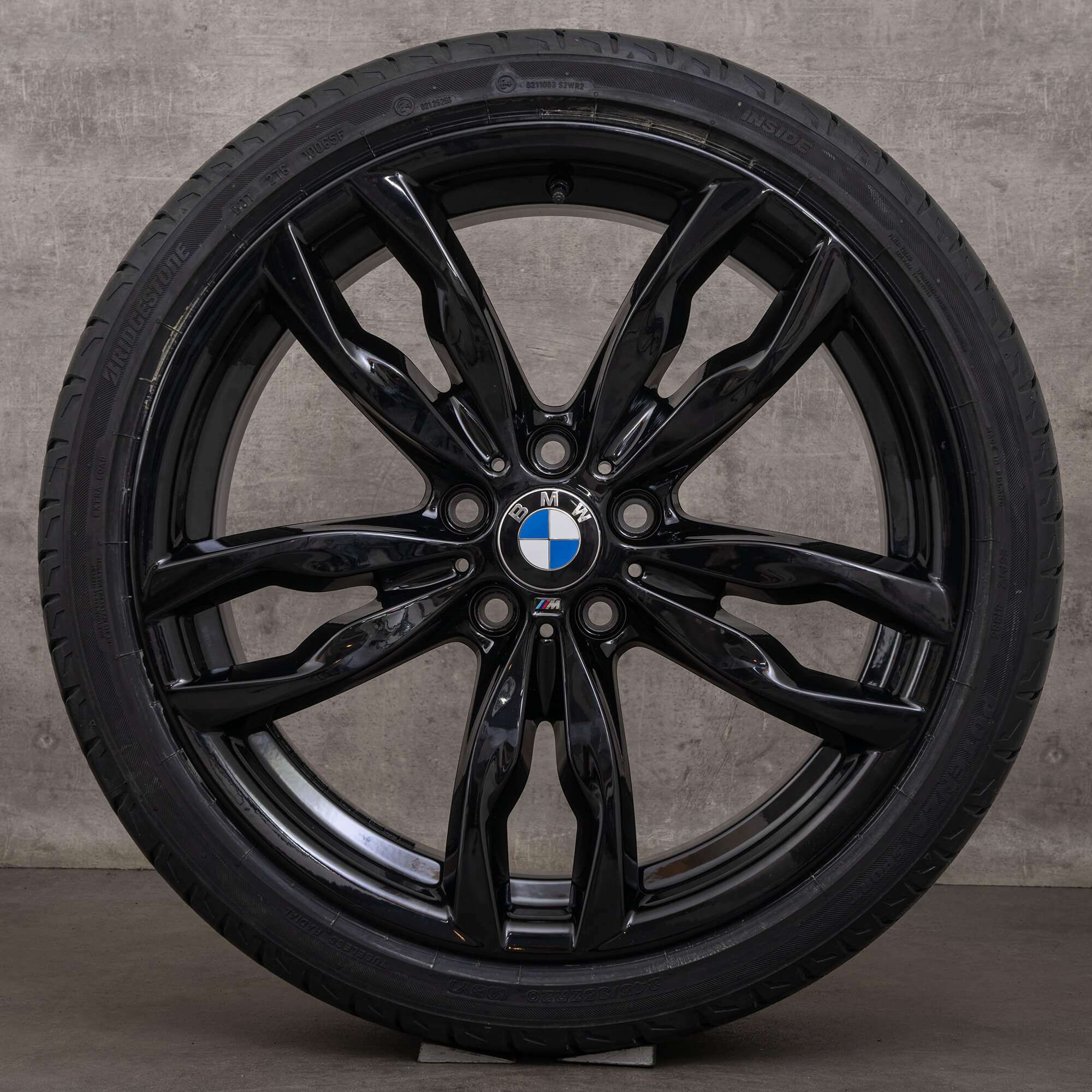 Original BMW 5 Series F10 F11 6 F12 F13 F06 summer tires 20 inch rims 434 M