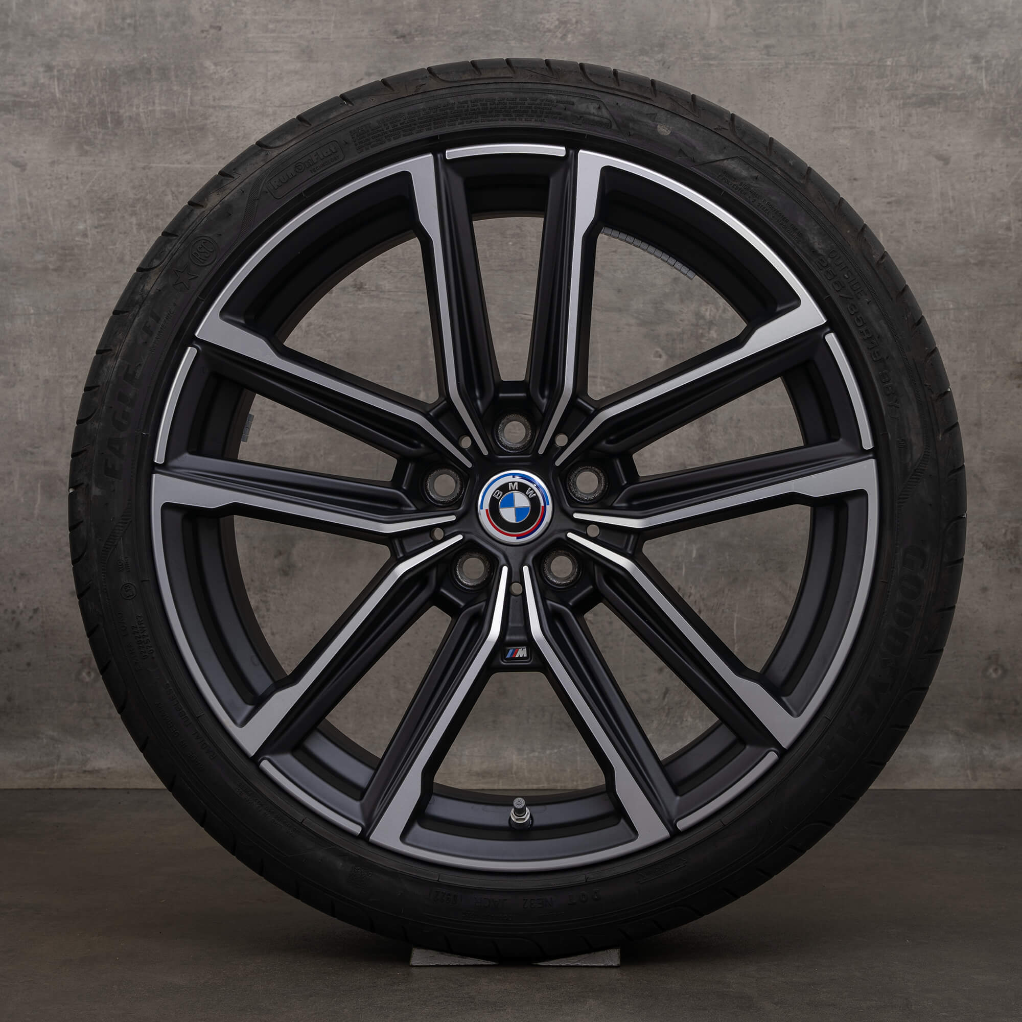 Originální BMW řady 2 3 4 ráfky 19" G42 G20 G21 G22 G23 letni alu kola 8747000 8747001 Styling 797 M černý matný vysoký lesk