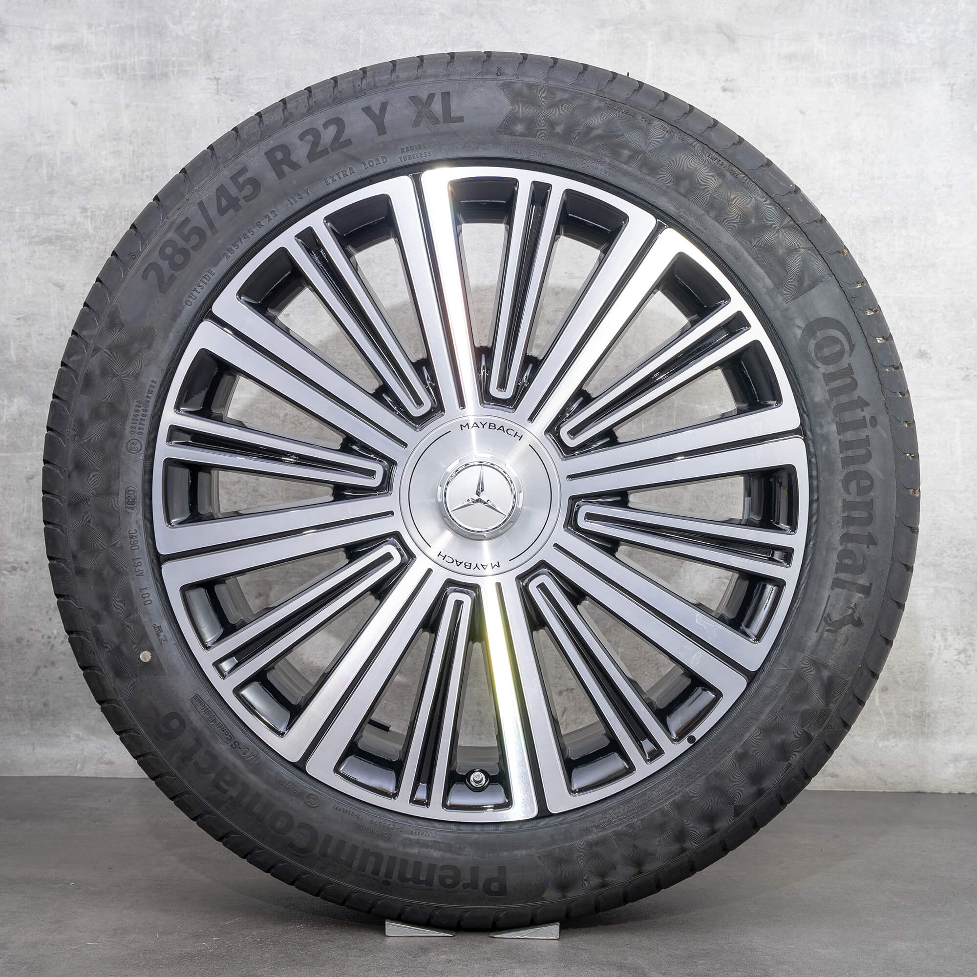 Maybach 22 inch Mercedes rims GLS X167 alloy summer tires wheels