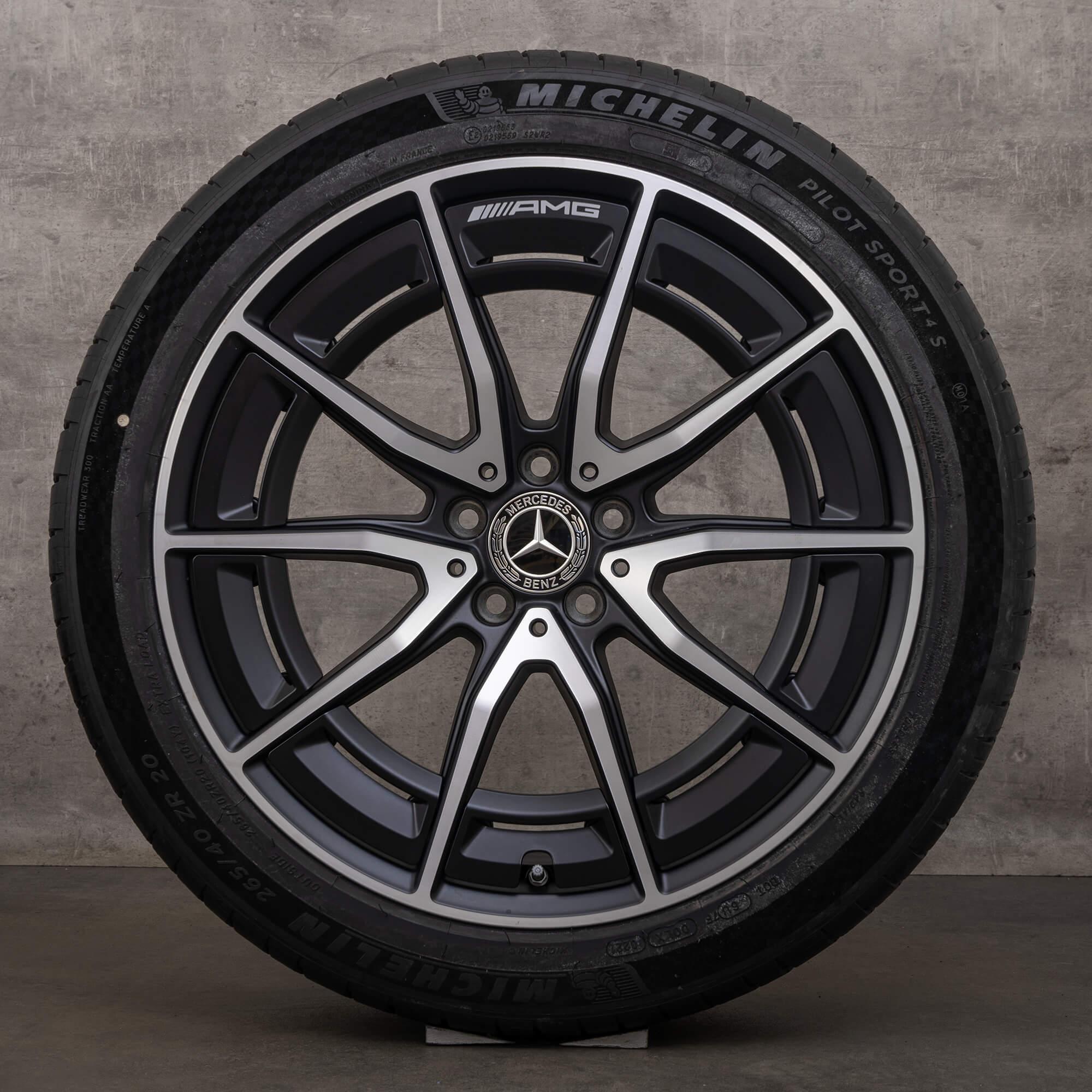 OEM AMG Mercedes Benz SL43 SL55 SL63 rims 20 inch R232 summer tires A2324012300