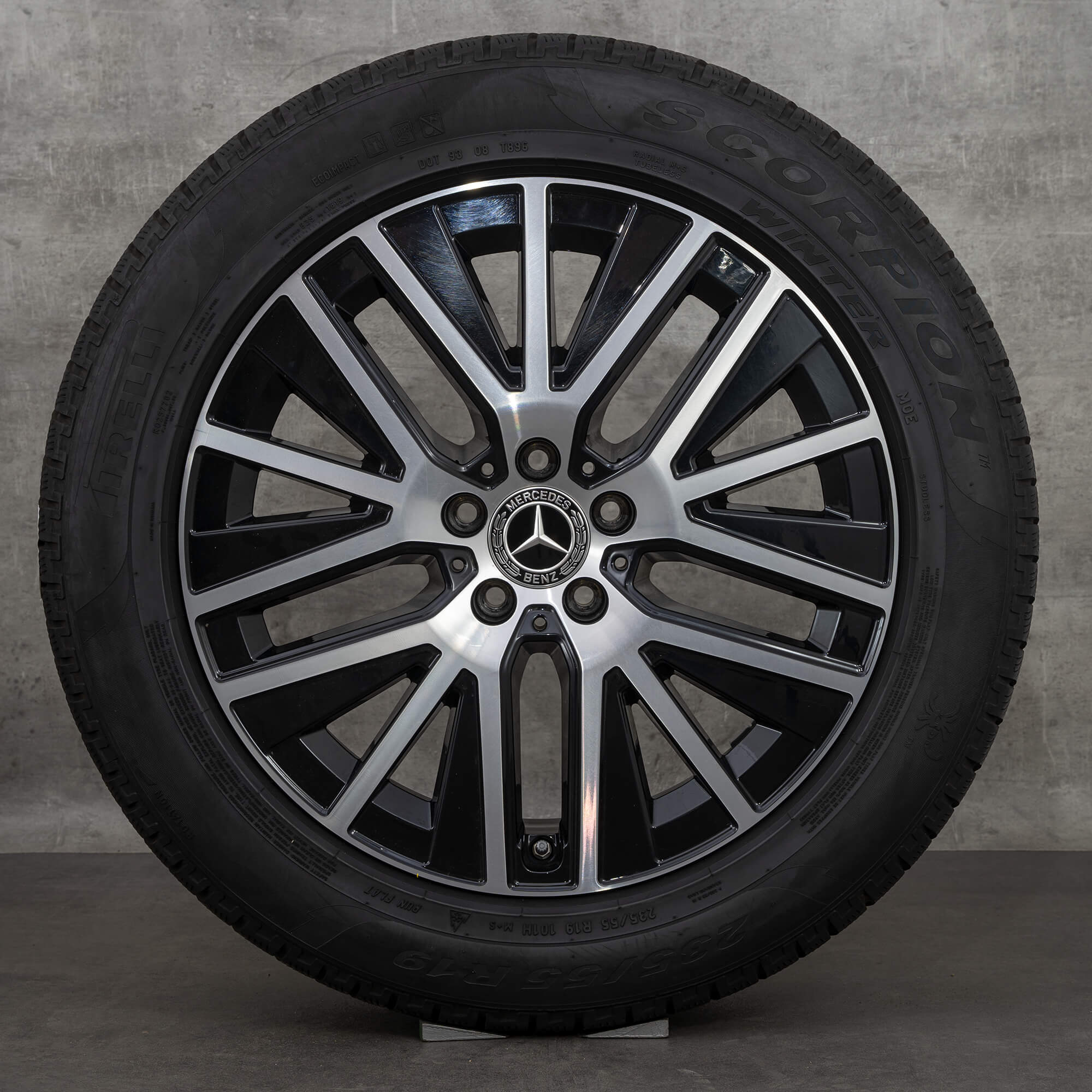 Jante de iarnă Mercedes Benz Clasa E originale X213 pentru toate terenurile 19 inch A2534014900 negru NOU