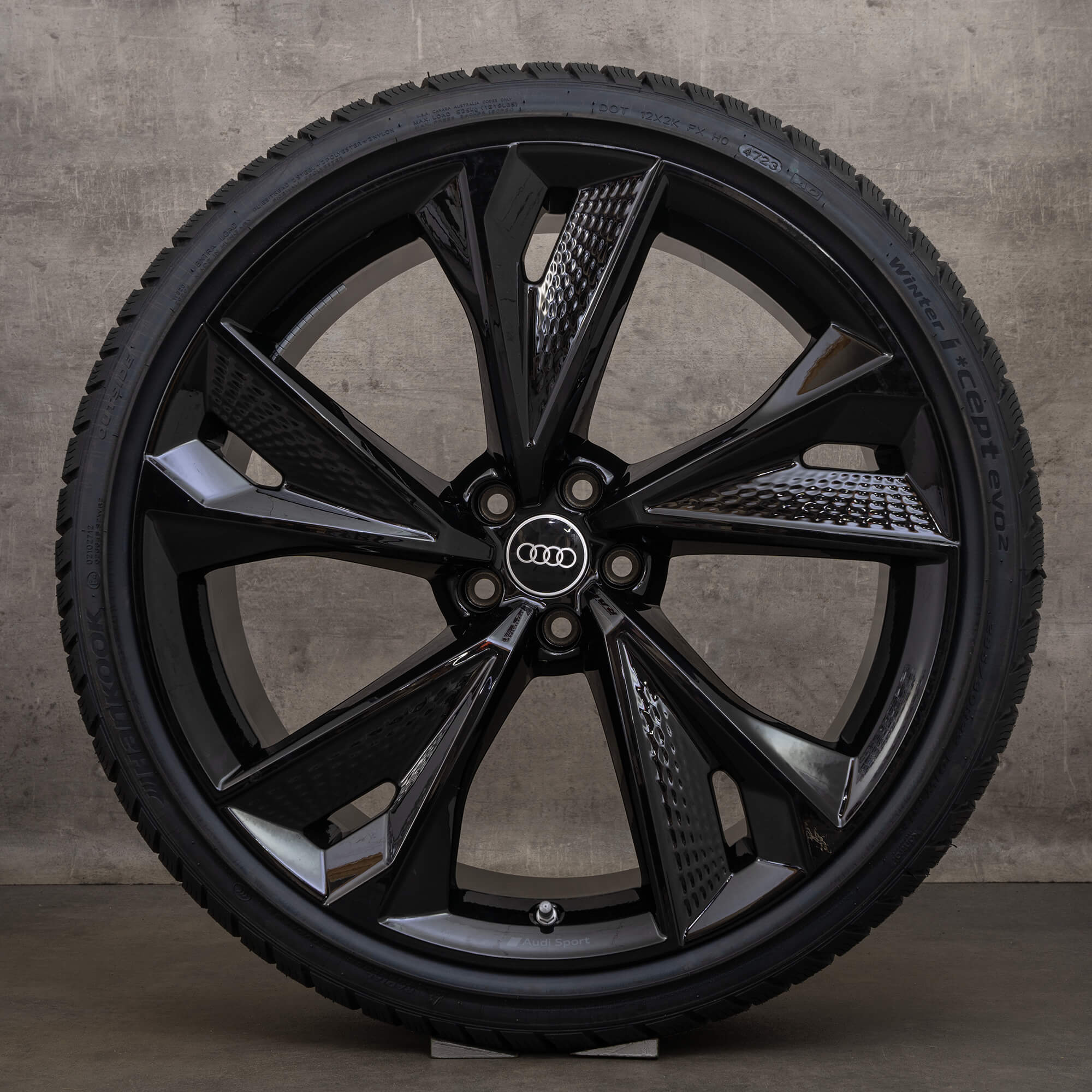 OEM Audi RS6 RS7 4K C8 winter tires rims 4K0601025DG trapeze black NEW