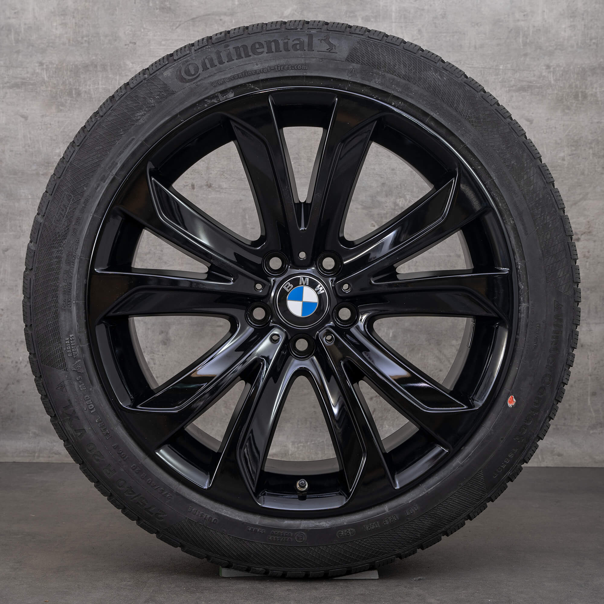 BMW 20-tommers felger X5 E70 F15 X6 F16 vinterdekk komplette vinterhjul 491