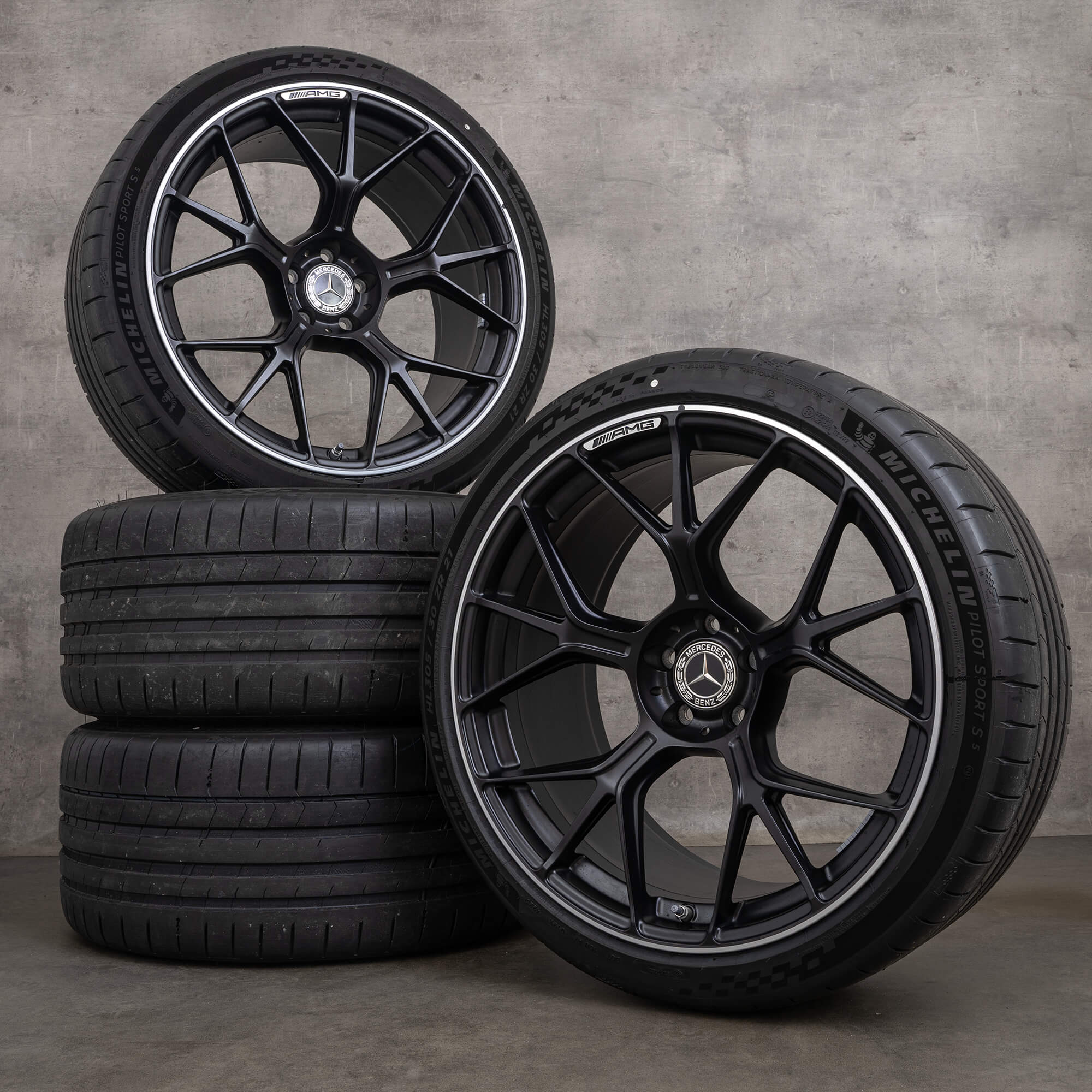 AMG Mercedes Benz GT C192 55 63 S 4Matic summer wheels 21 inch tires