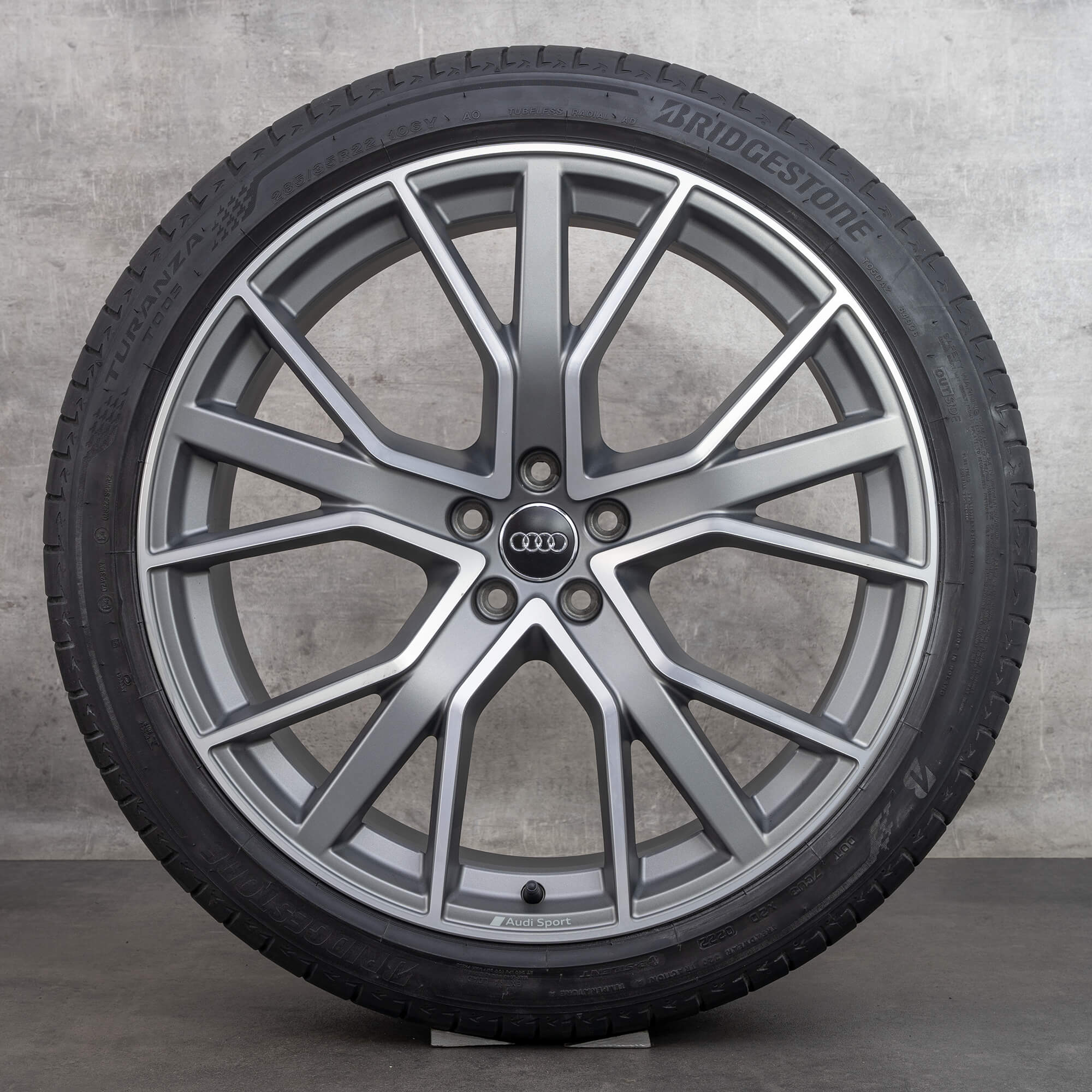 Audi 22 inch rims Q7 SQ7 4M summer tires wheels alloy 4M0601025AG