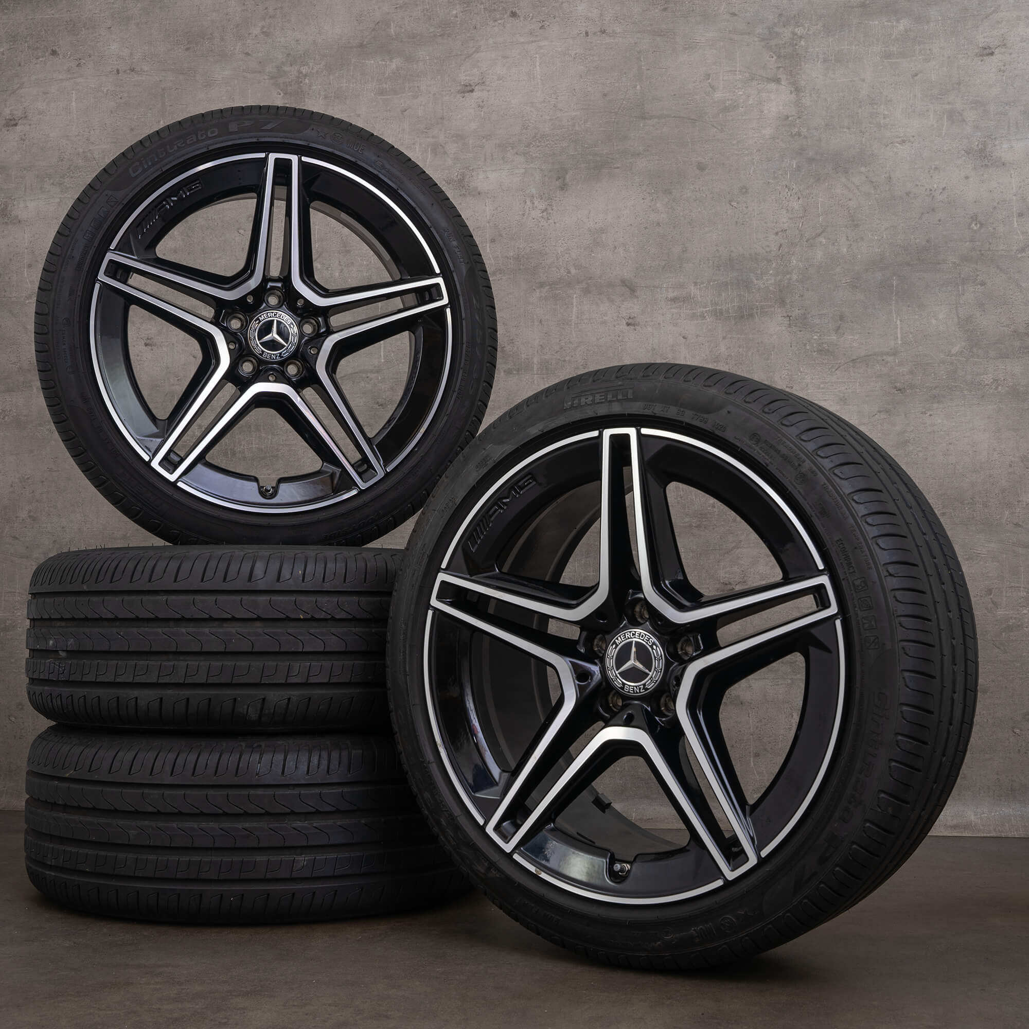 OEM Mercedes Benz AMG CLS rims 19 inch W257 C257 summer wheels A2574011500 A2574011600 tires