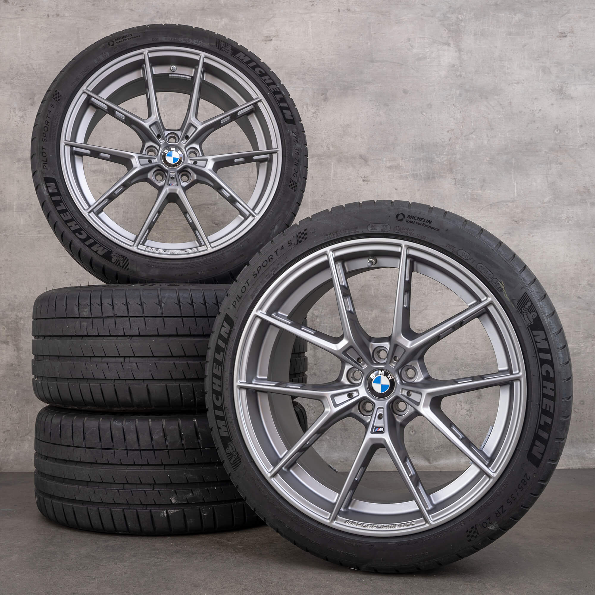 BMW 20 polegadas jantes M5 F90 M8 F91 F92 M863 de alumínio pneus verão rodas