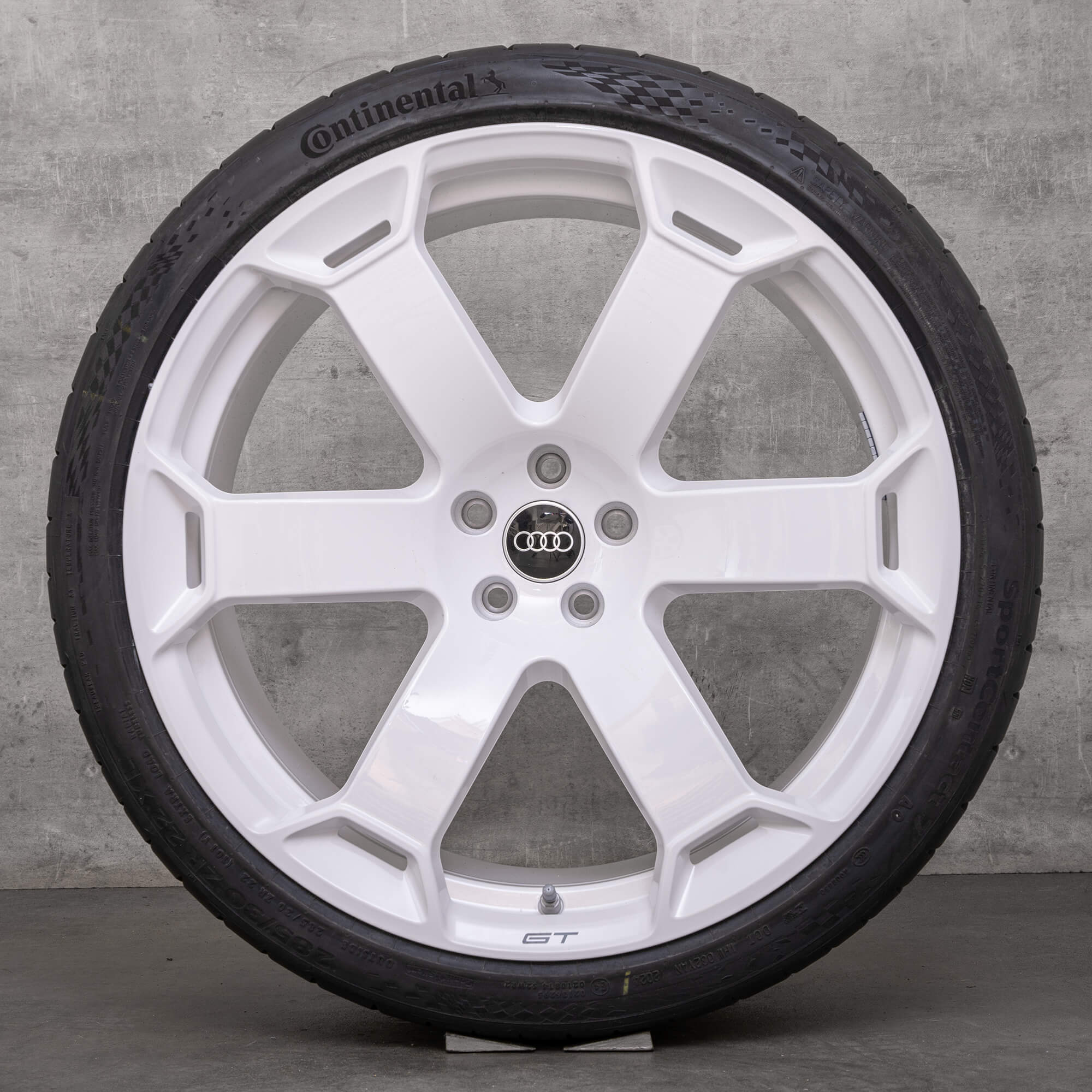 Original Audi RS6 RS7 GT llantas de verano 22 pulgadas 4K C8 retro 4K0601025EB blanco