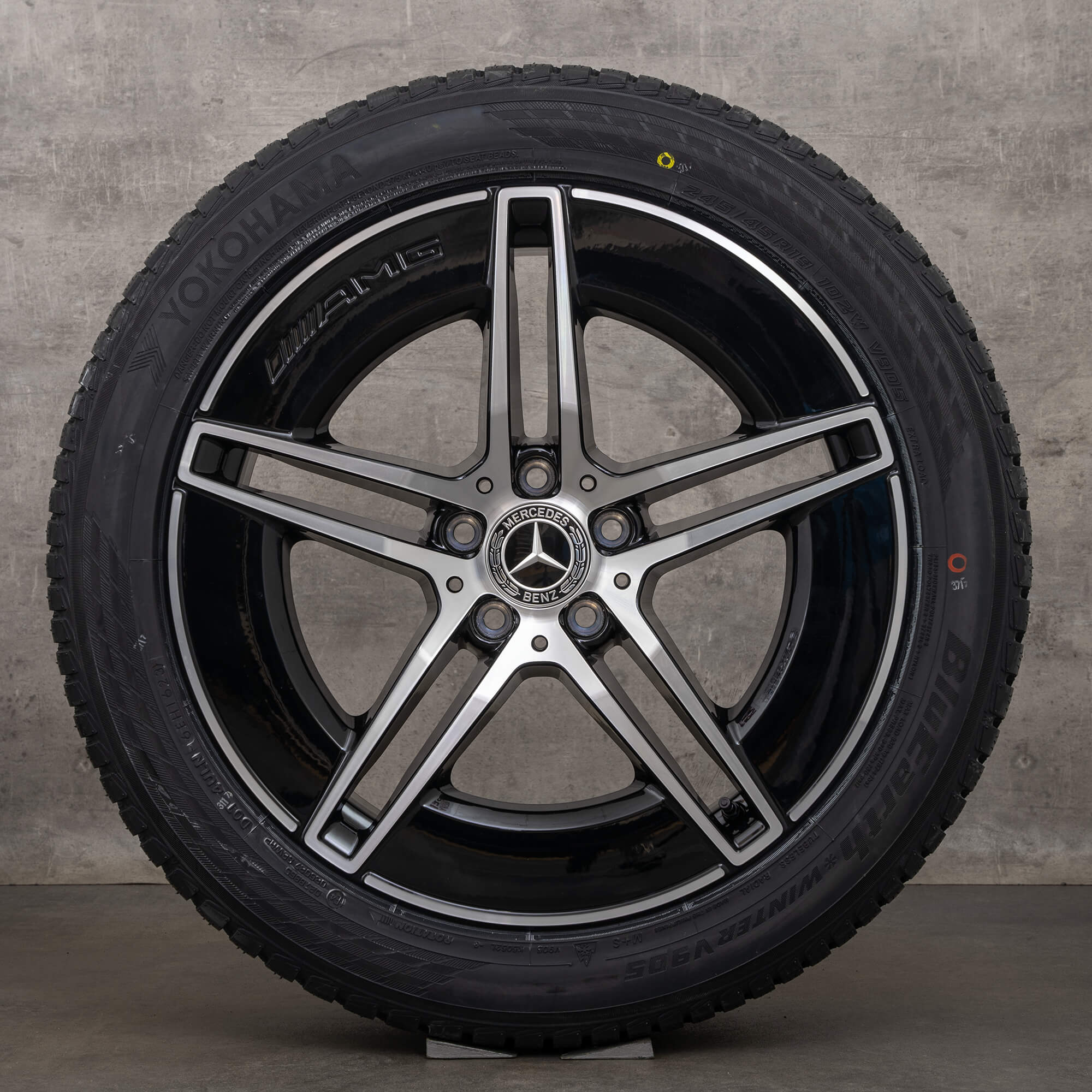 Originele Mercedes AMG W214 S214 19 inch winterbanden velgen A2144010300 NIEUW