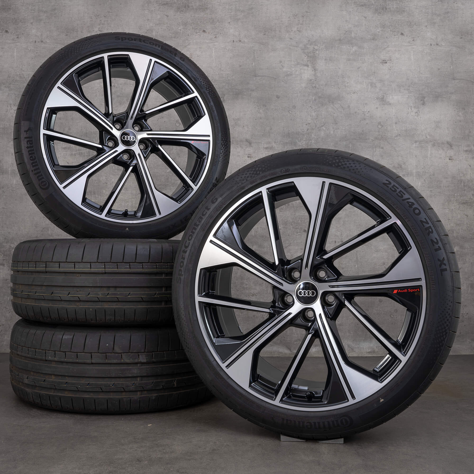 Jante Audi 21 inch Q5 SQ5 FY anvelope de vară roți Sport Offset 80A601025BQ