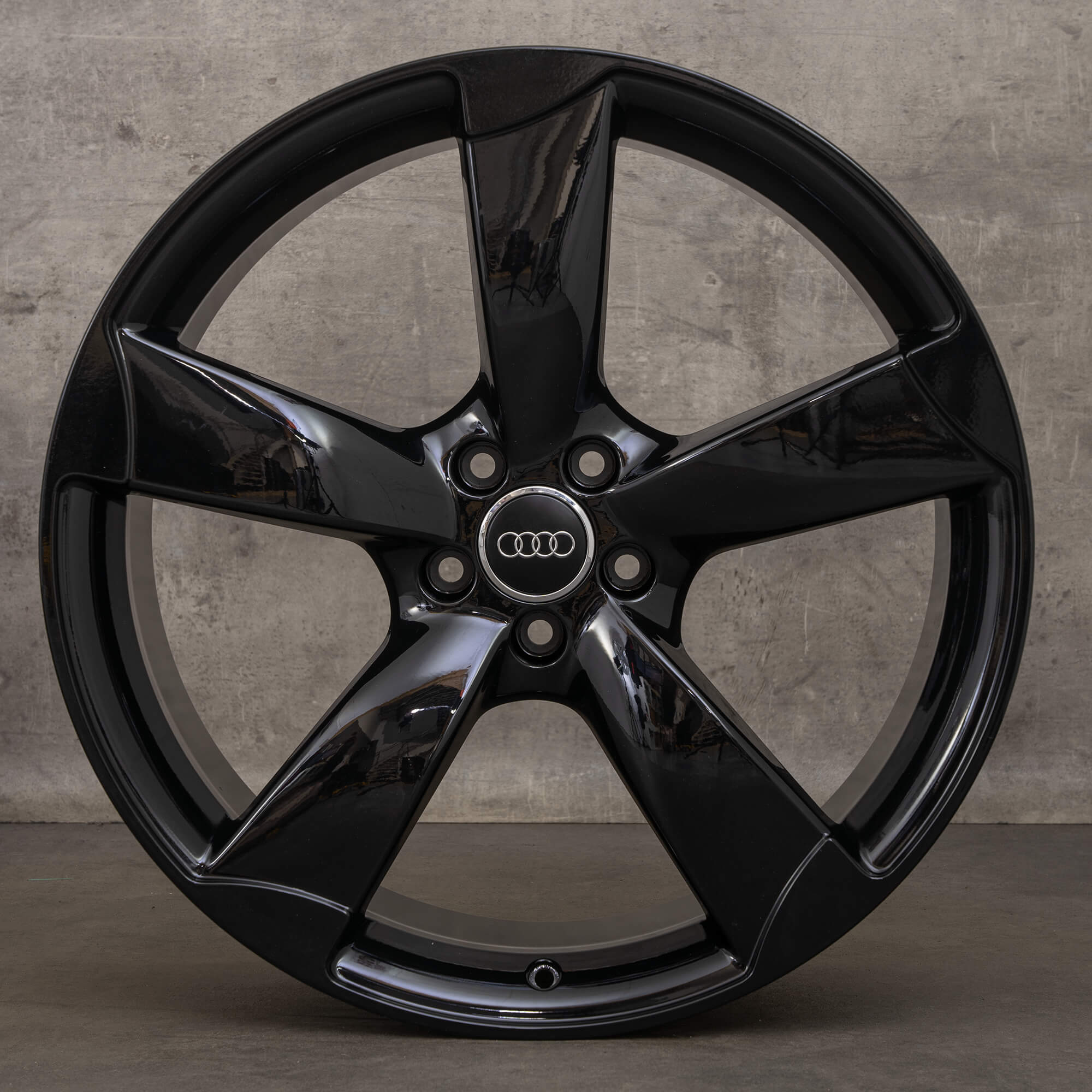 Jante originale Audi A8 S8 4H 21 inch 4H0601025BA rotor negru lucios ET35