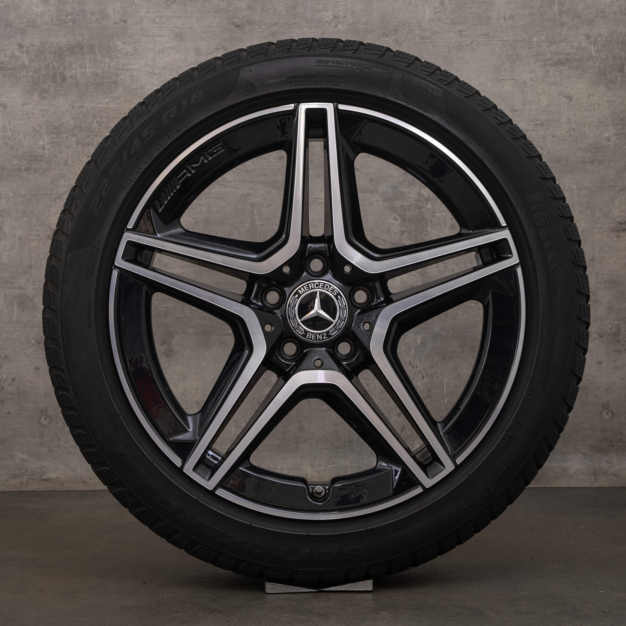 Roți de iarnă originale Mercedes Benz AB Class CLA AMG 18 inch W177 V177 W247