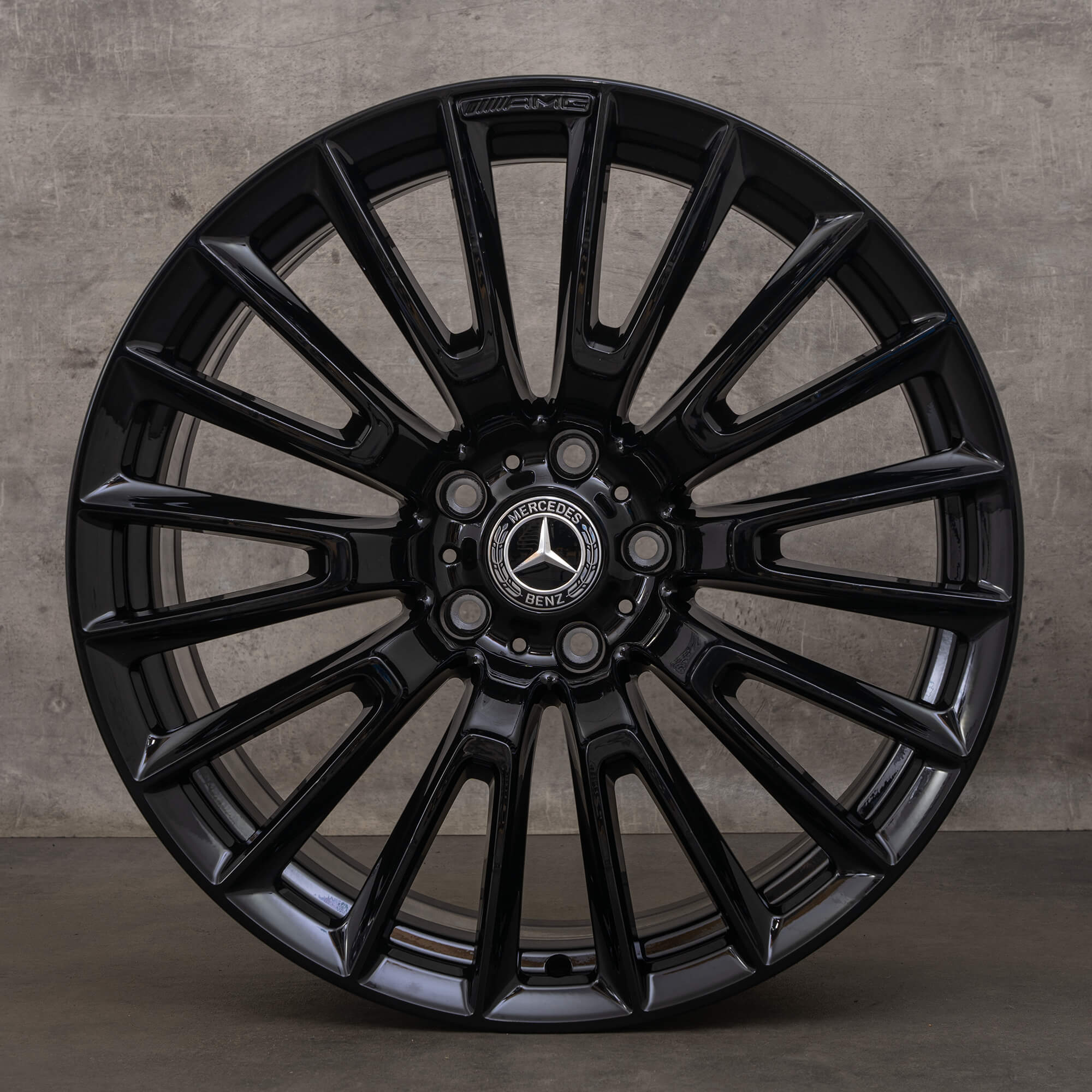 Originele AMG Mercedes G Klasse 63 velgen 22 inch W465 W463 A4654011000 zwart