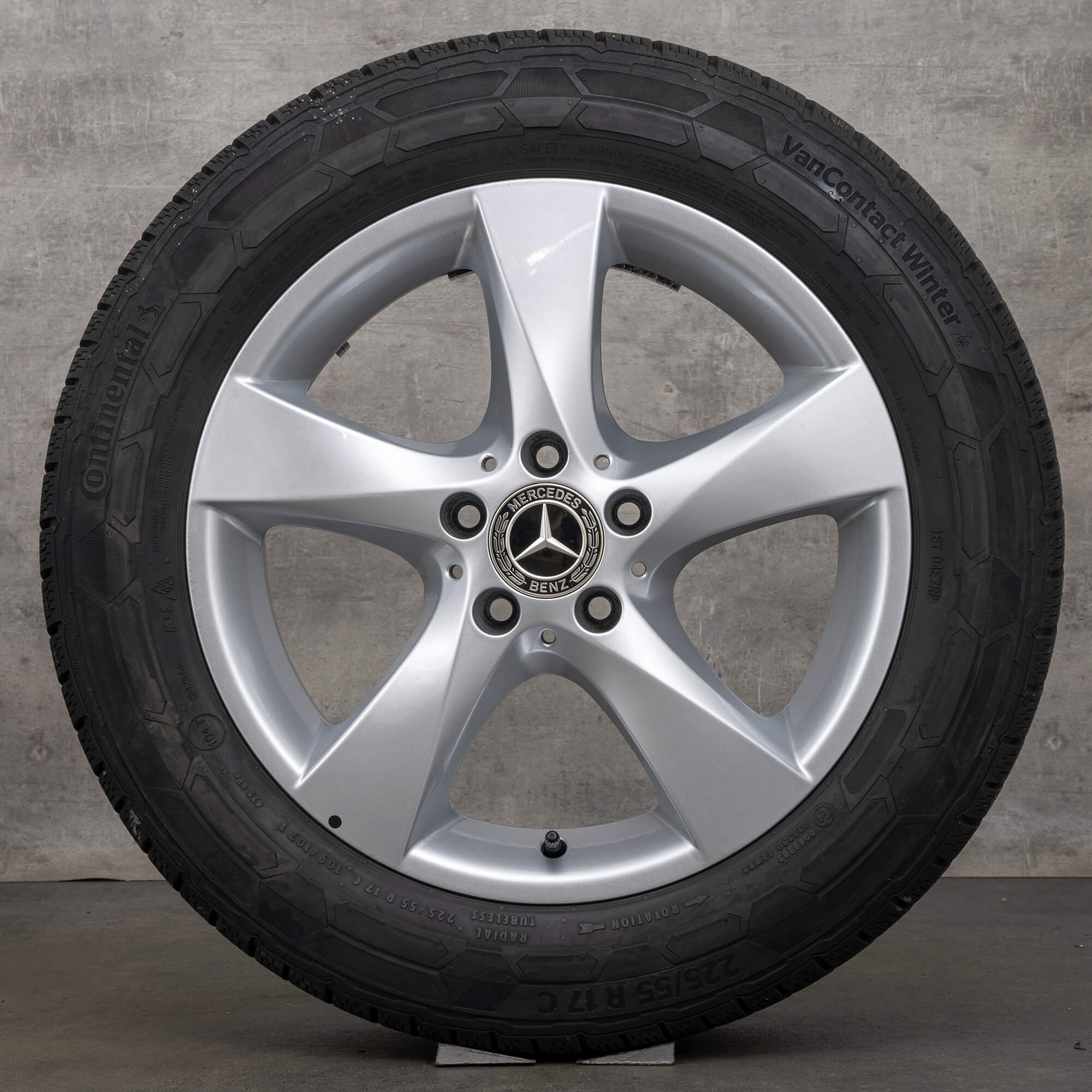 Mercedes Benz V-Klasse W447 Vito Viano winterwielen 17 inch velgen winterbanden