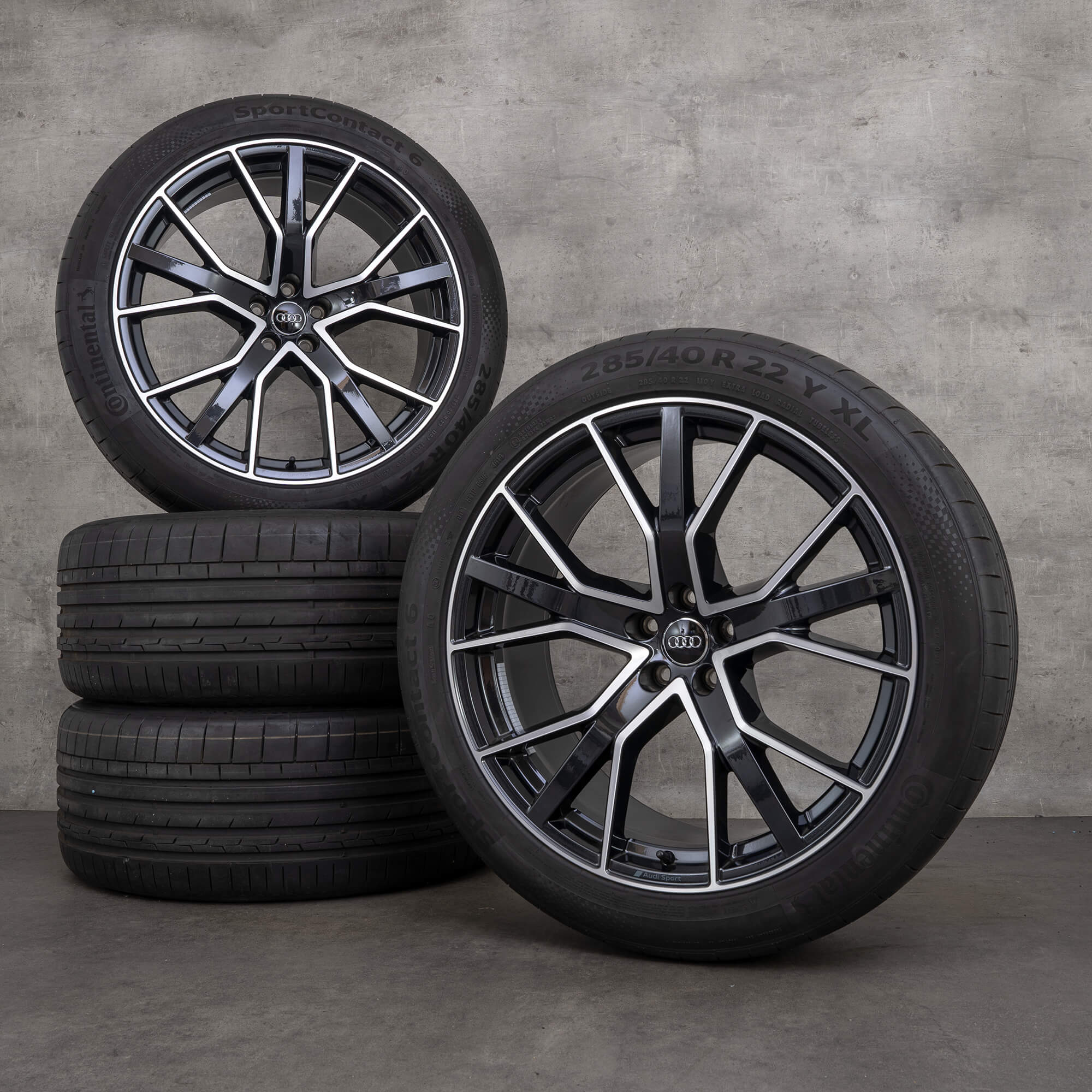 Jante Audi 22 inch Q8 SQ8 4M8 S line anvelope de vară roți 4M8601025Q