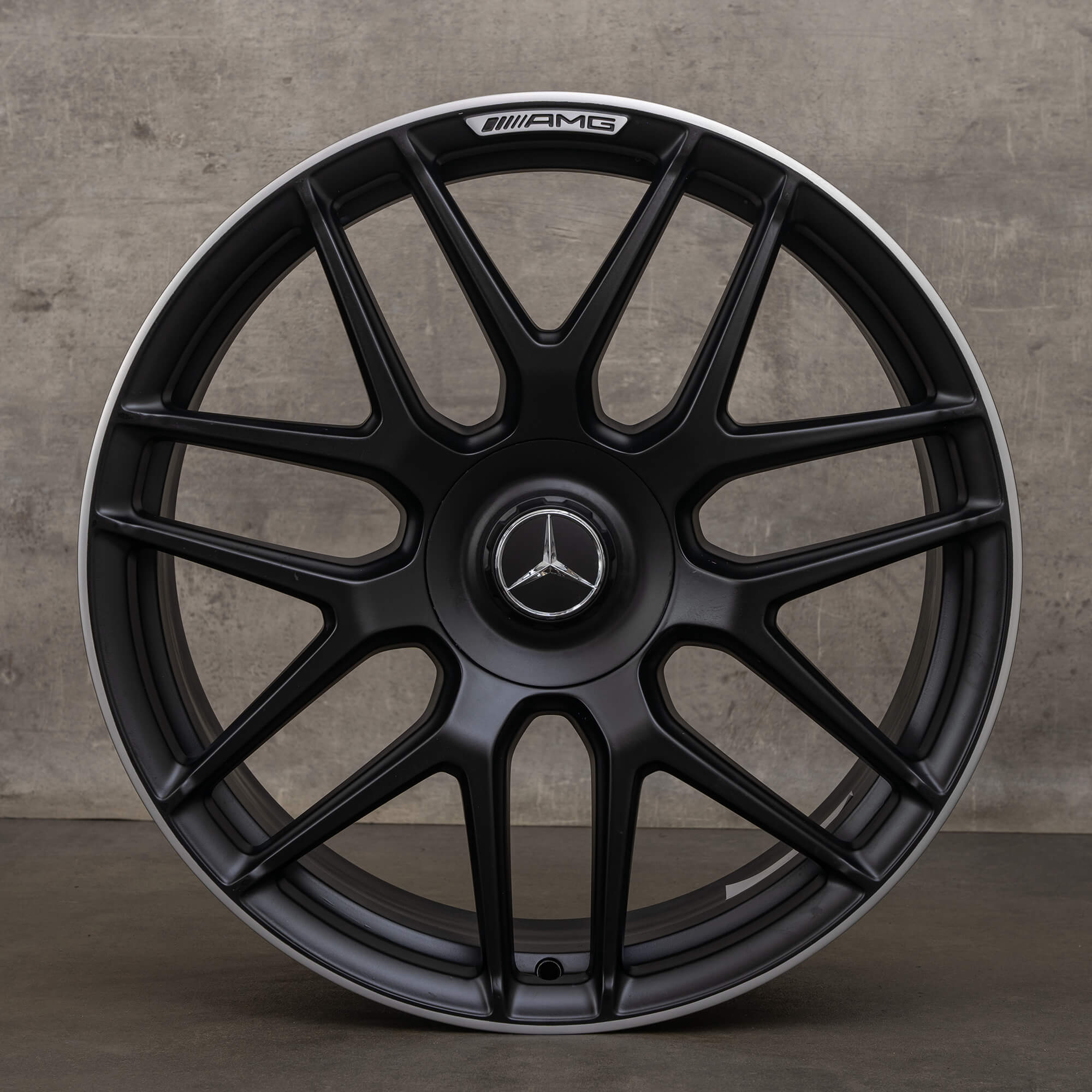 Originale AMG Mercedes E Klasse fælge 20 tommer E63 63 S W213 S213 A2134013000 A2134013100 sort mat blank