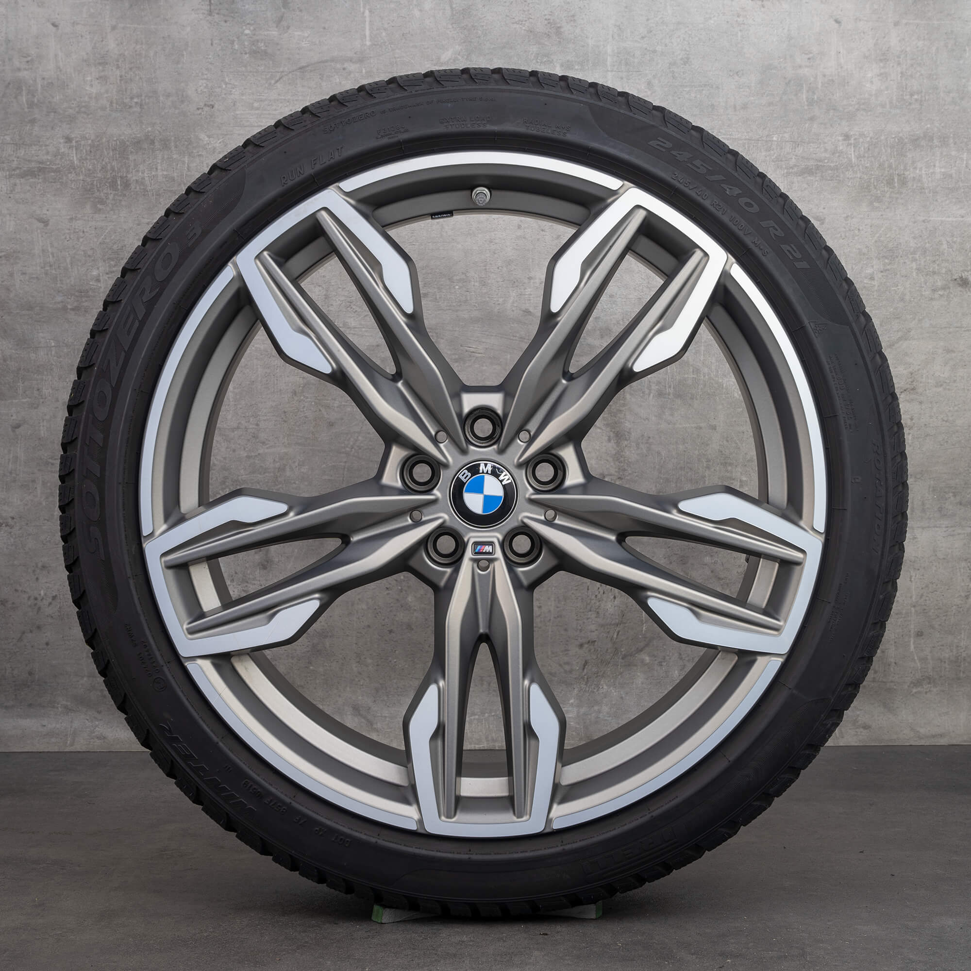 BMW 21 palcové ráfky X3 G01 X4 G02 styl M718 hliníkové zimni kola pneumatiky