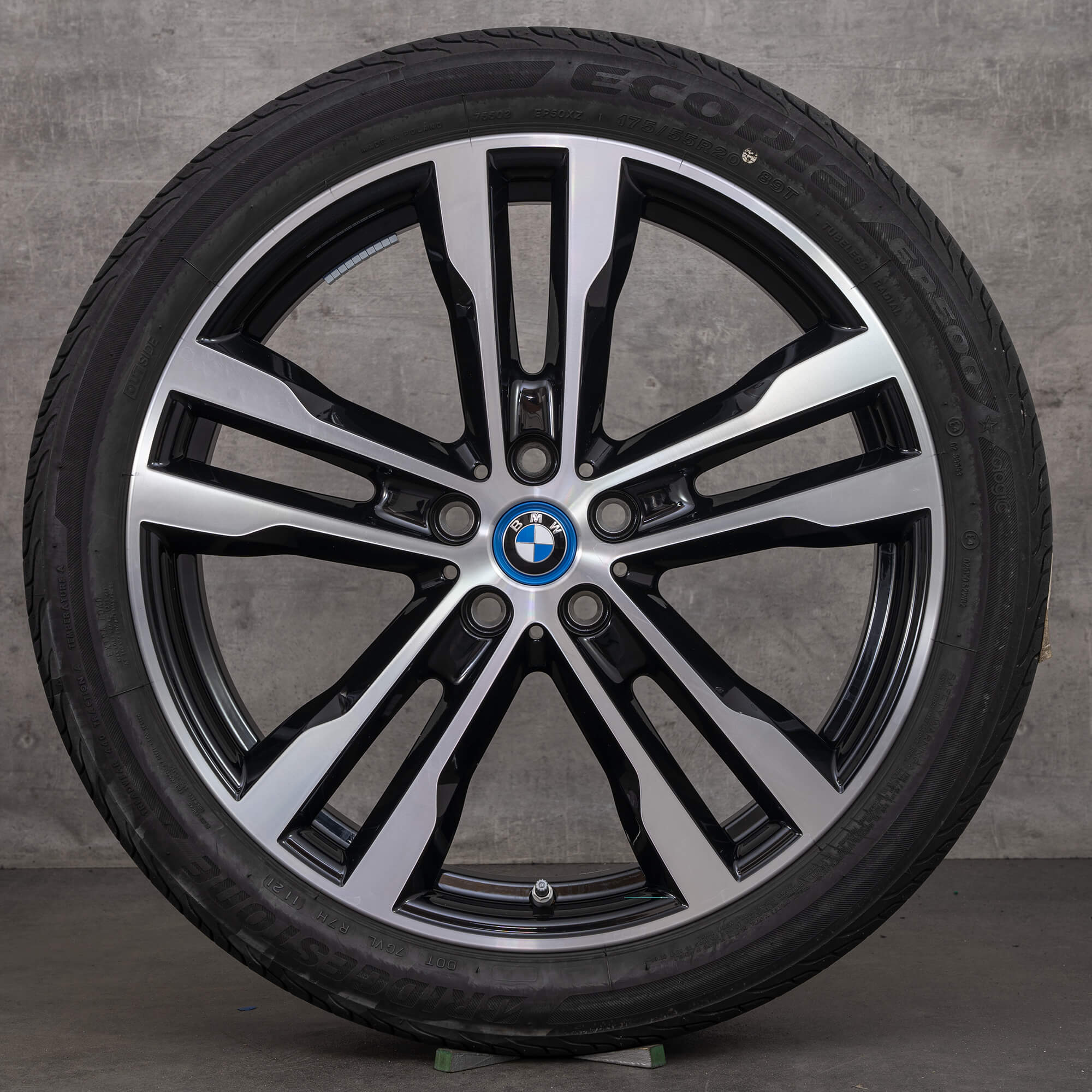 BMW 20-tommers felger i-modeller i3s I01 sommerdekk sommerhjul 6 mm