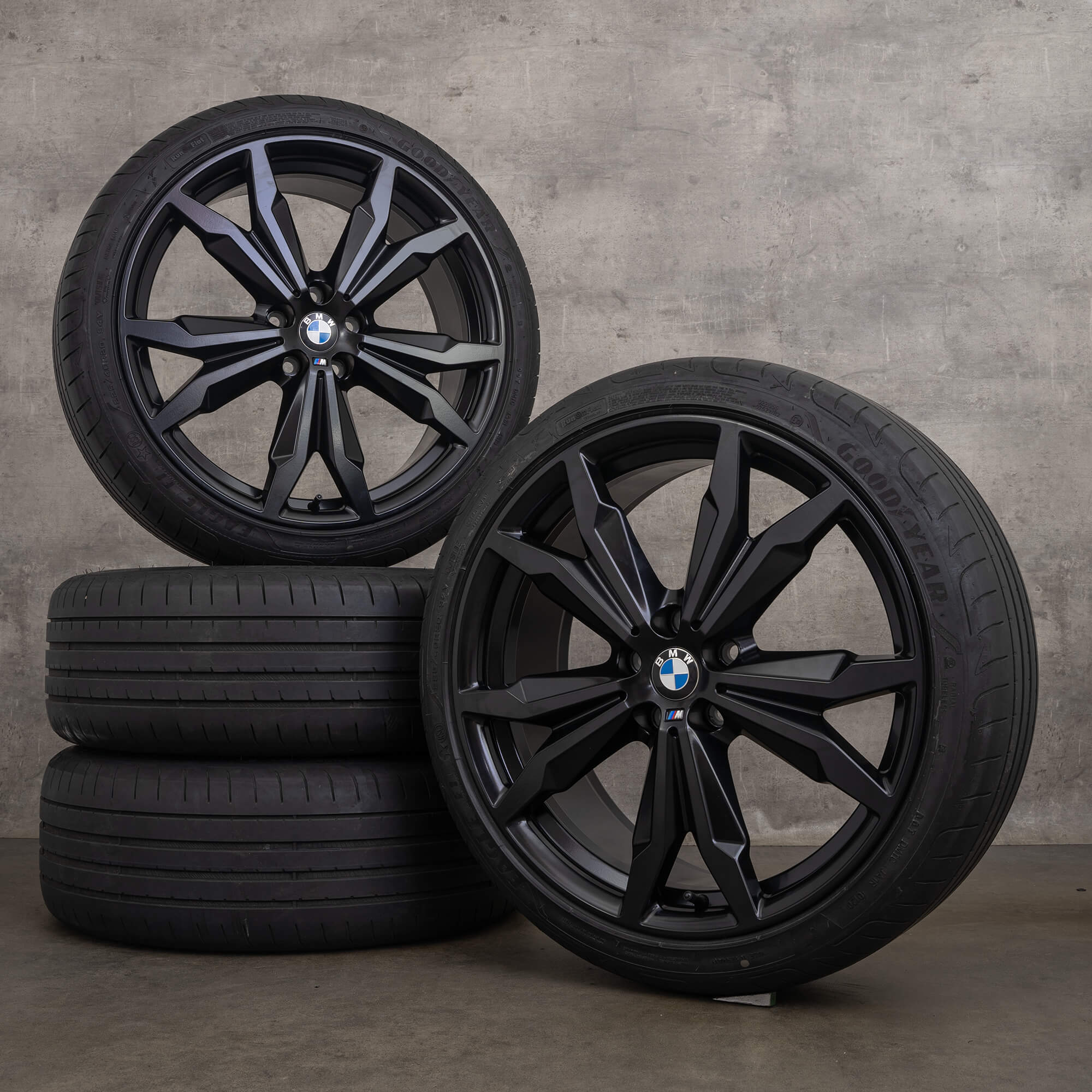 OEM BMW X1 F48 X2 F39 20 inch rims summer tires Styling 716 M 8008622 black