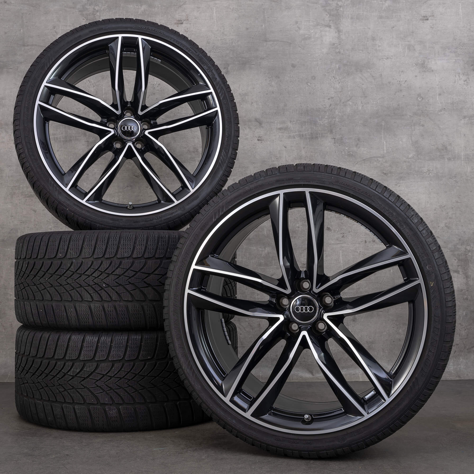 Audi 21 inch velgen RS6 4G C7 winterbanden compleet wintervelgen 4G0601025CG