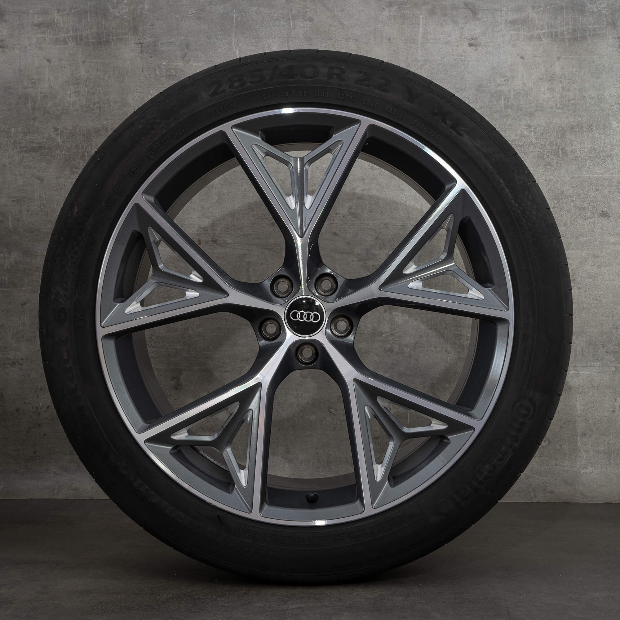 Audi 22 inch velgen Q8 SQ8 4M8 zomervelgen zomerbanden alloy velgen